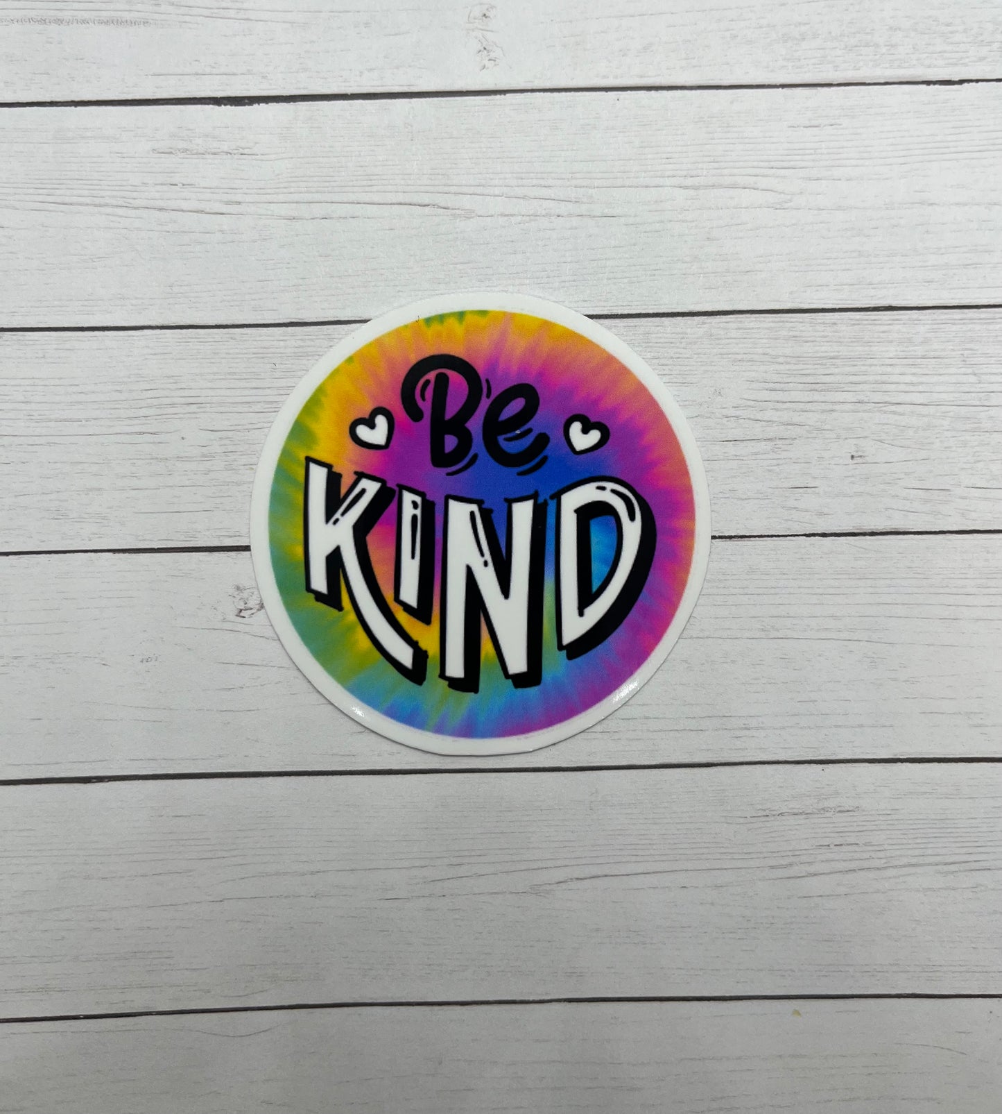 Be Kind Tye Dye Sticker