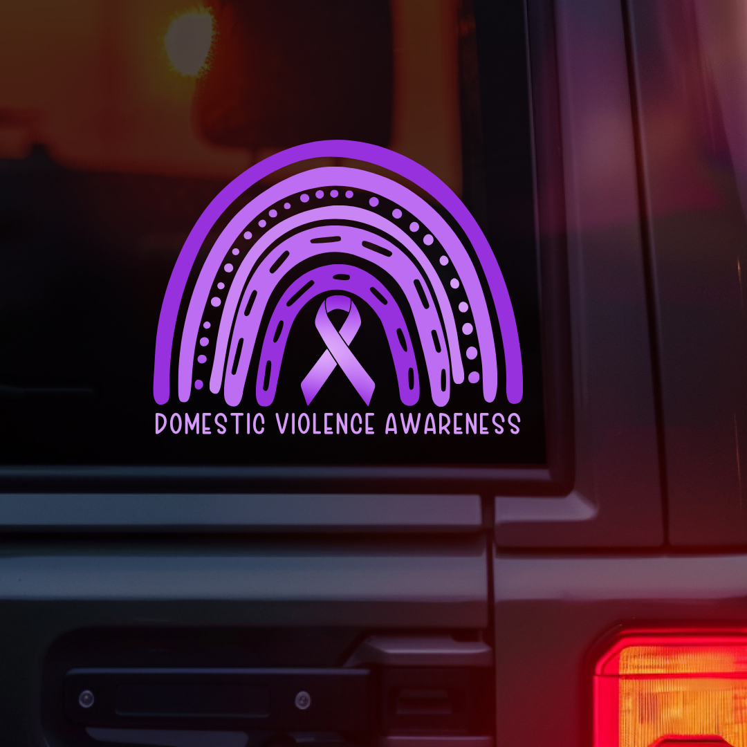 Domestic Violence Awareness Car Decal