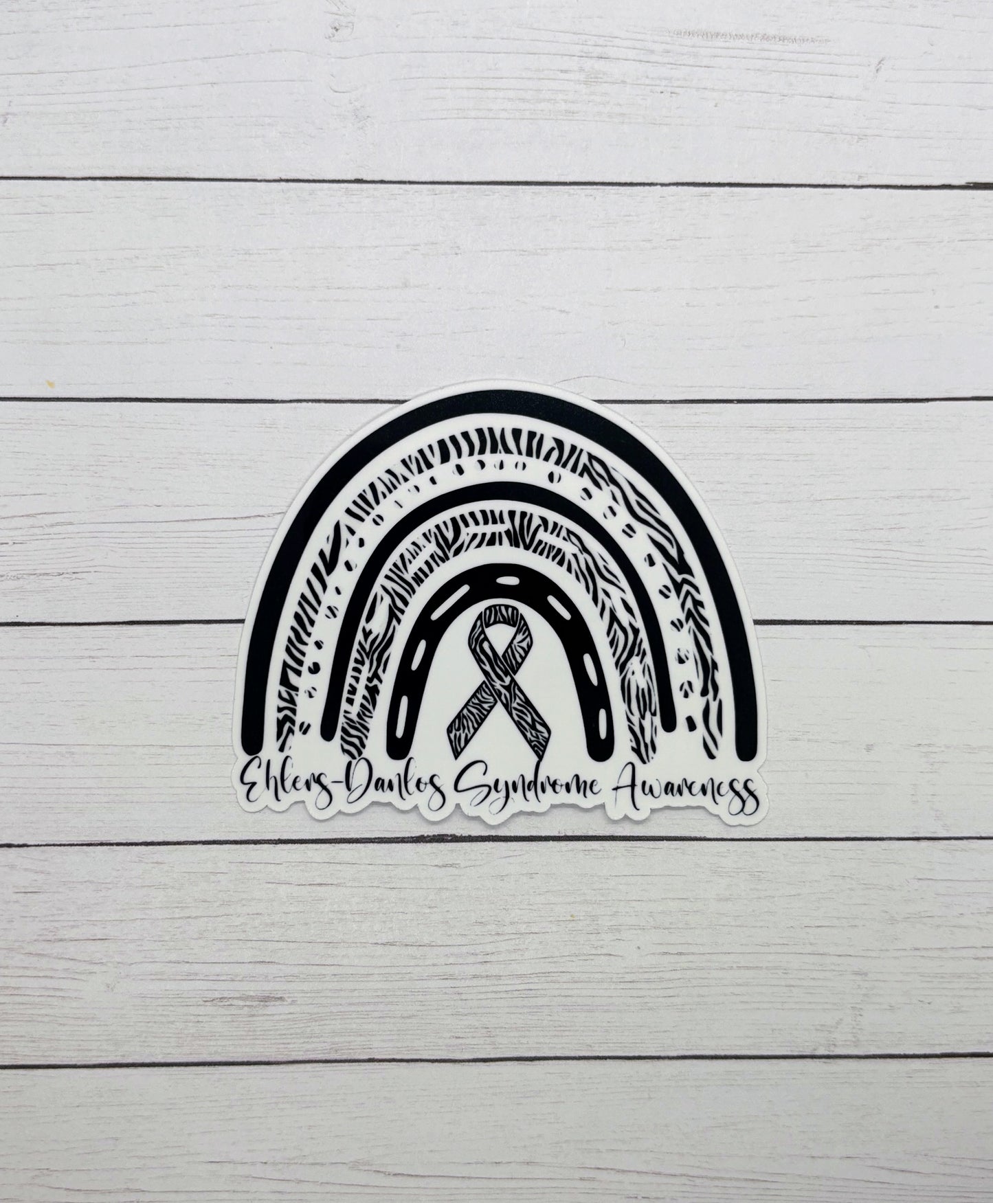 Ehlers–Danlos Syndrome Awareness Rainbow Sticker