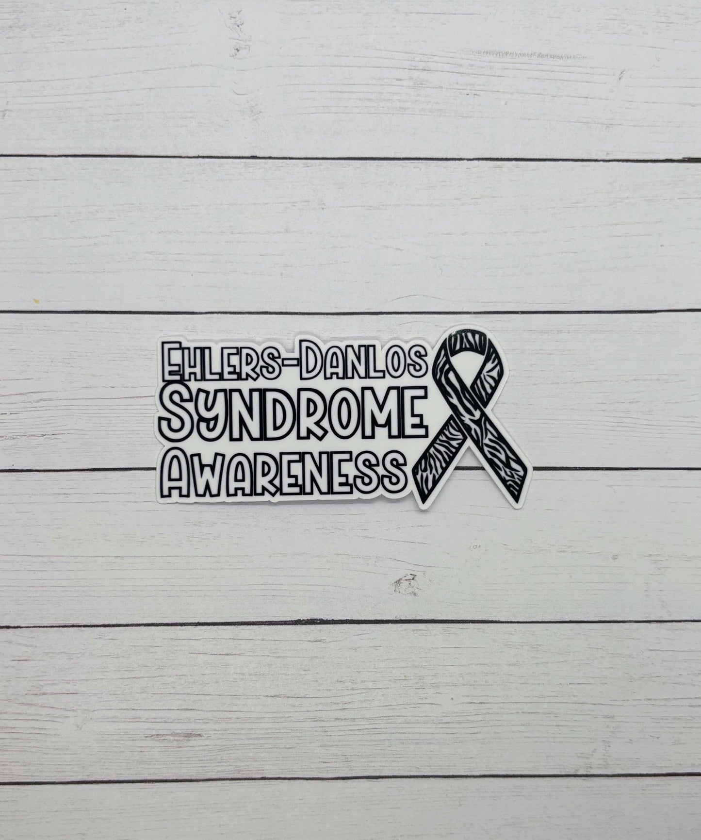 Ehlers–Danlos Syndrome Awareness with Ribbon Sticker