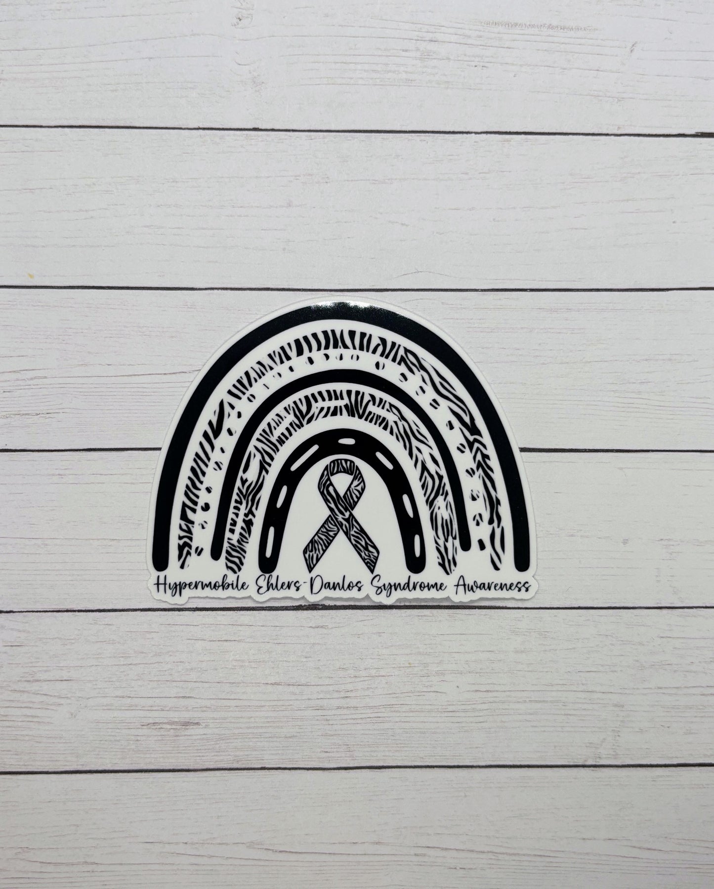 Hypermobile Ehlers–Danlos Syndrome Awareness Rainbow Sticker