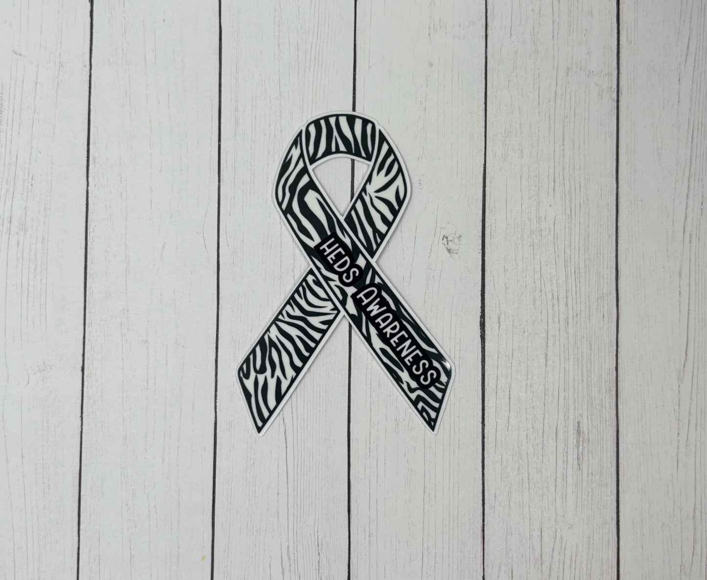 hEDS (Hypermobile Ehlers–Danlos Syndrome) Awareness Ribbon Sticker