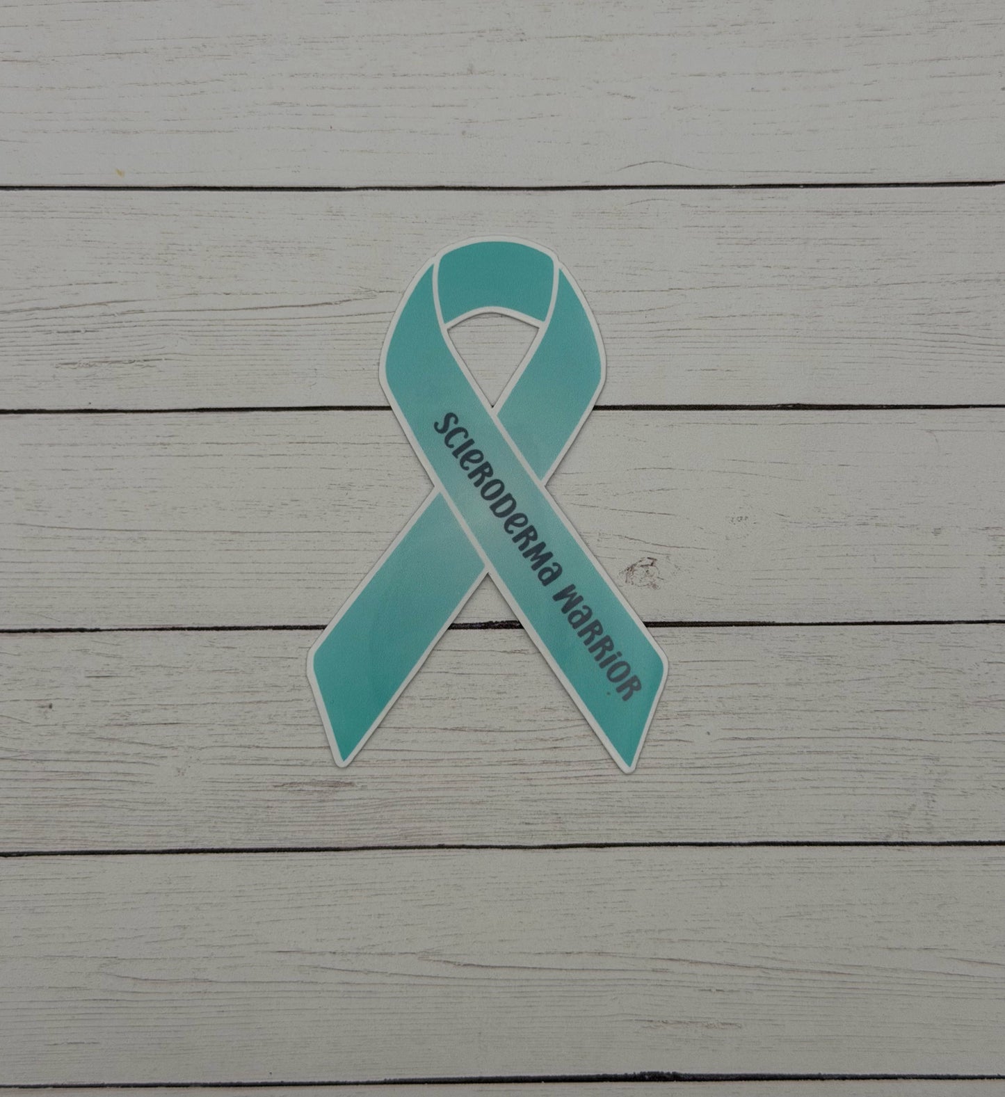 Scleroderma Warrior Ribbon Sticker or Magnet