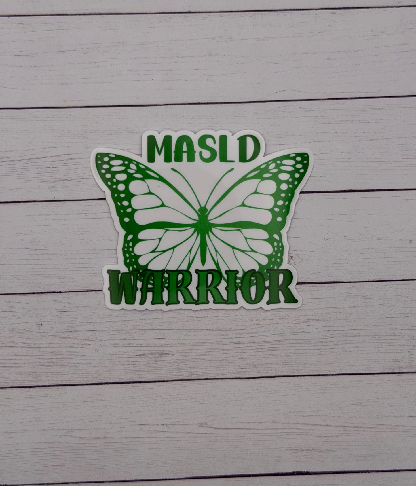 MASLD Warrior Butterly Sticker or Magnet | Metabolic Dysfunction–Associated Steatotic Liver Disease