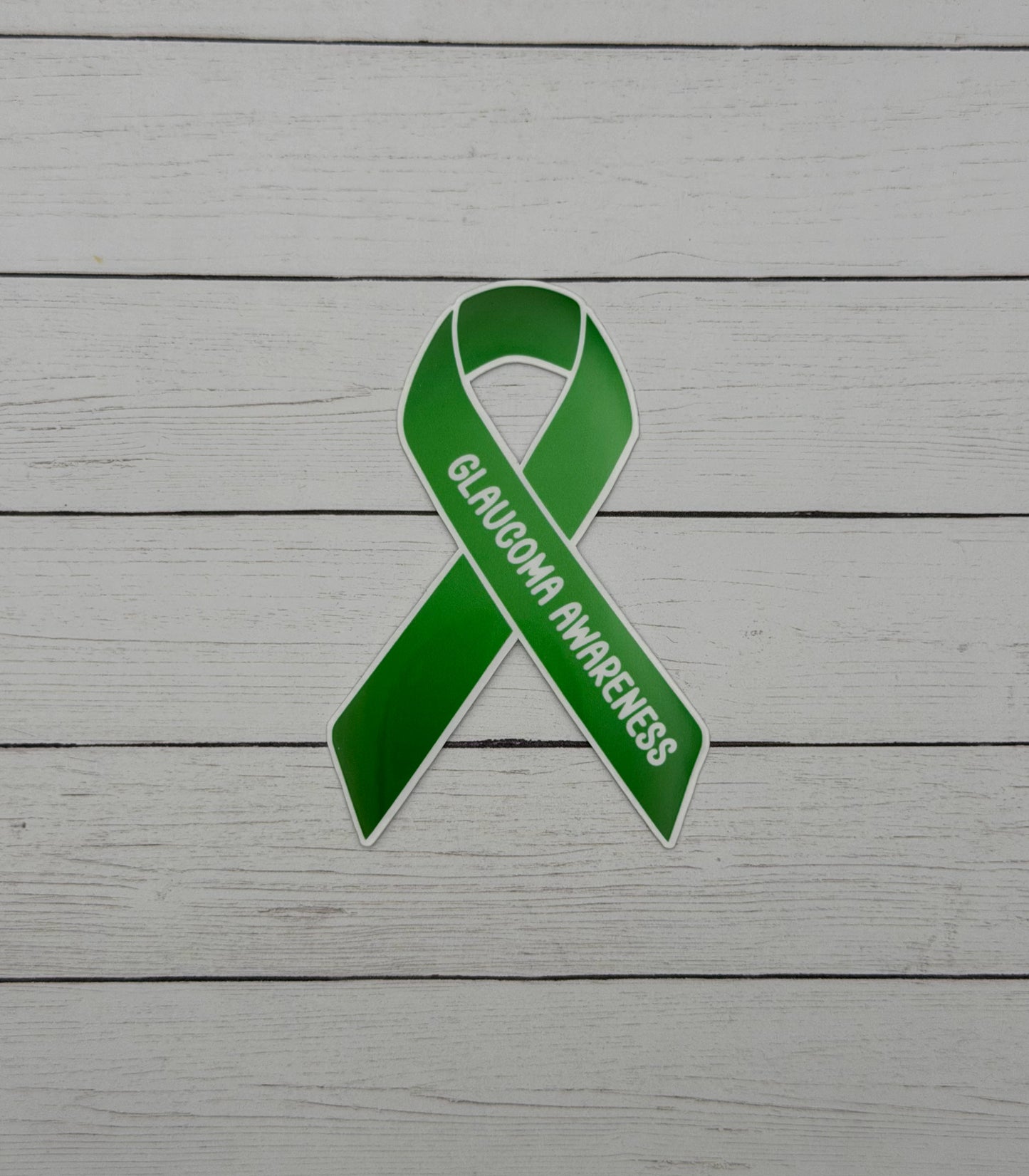 Glaucoma Awareness Ribbon Sticker
