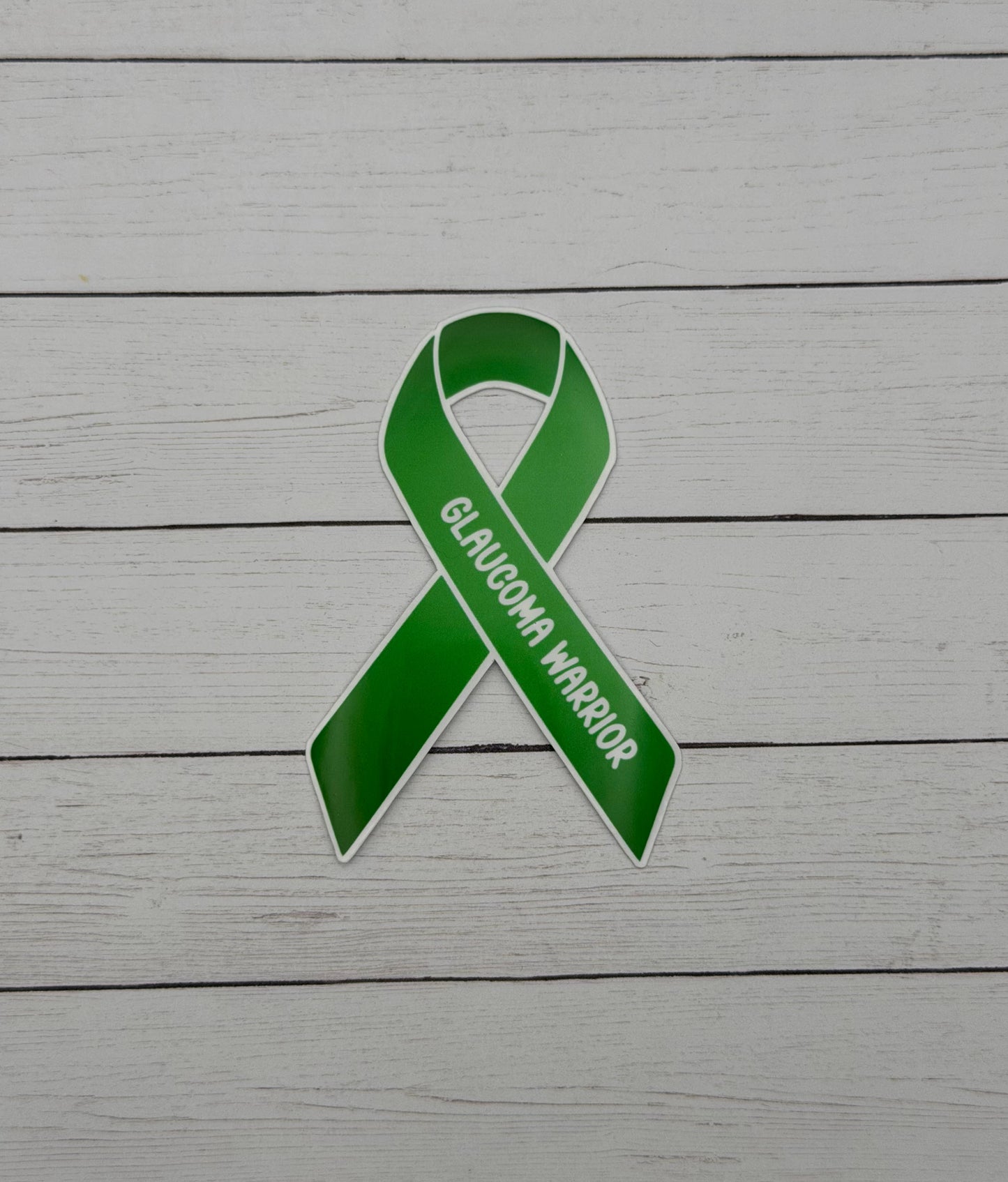 Glaucoma Warrior Ribbon Sticker