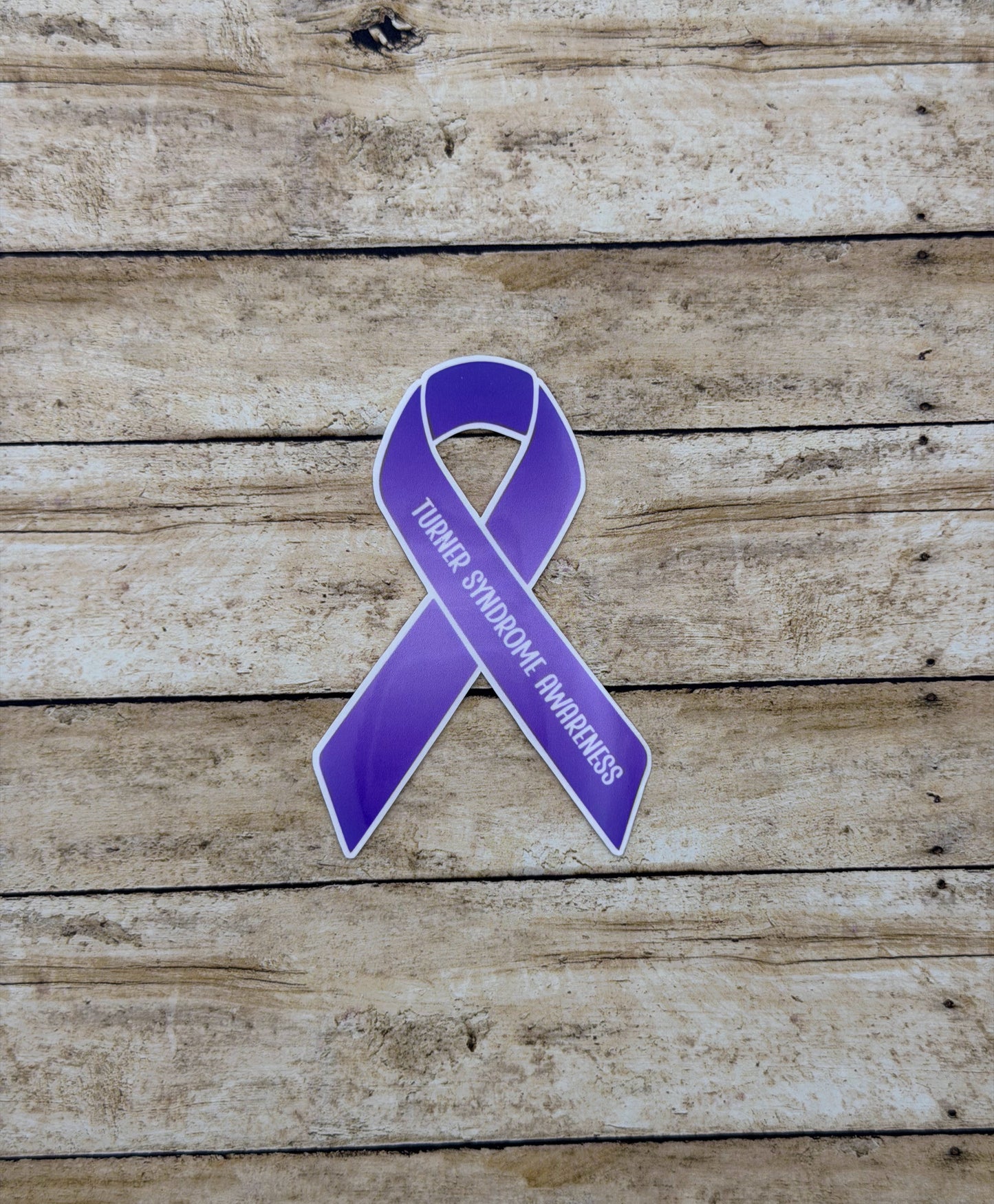 Turner Syndrome Awareness Ribbon Sticker or Magnet