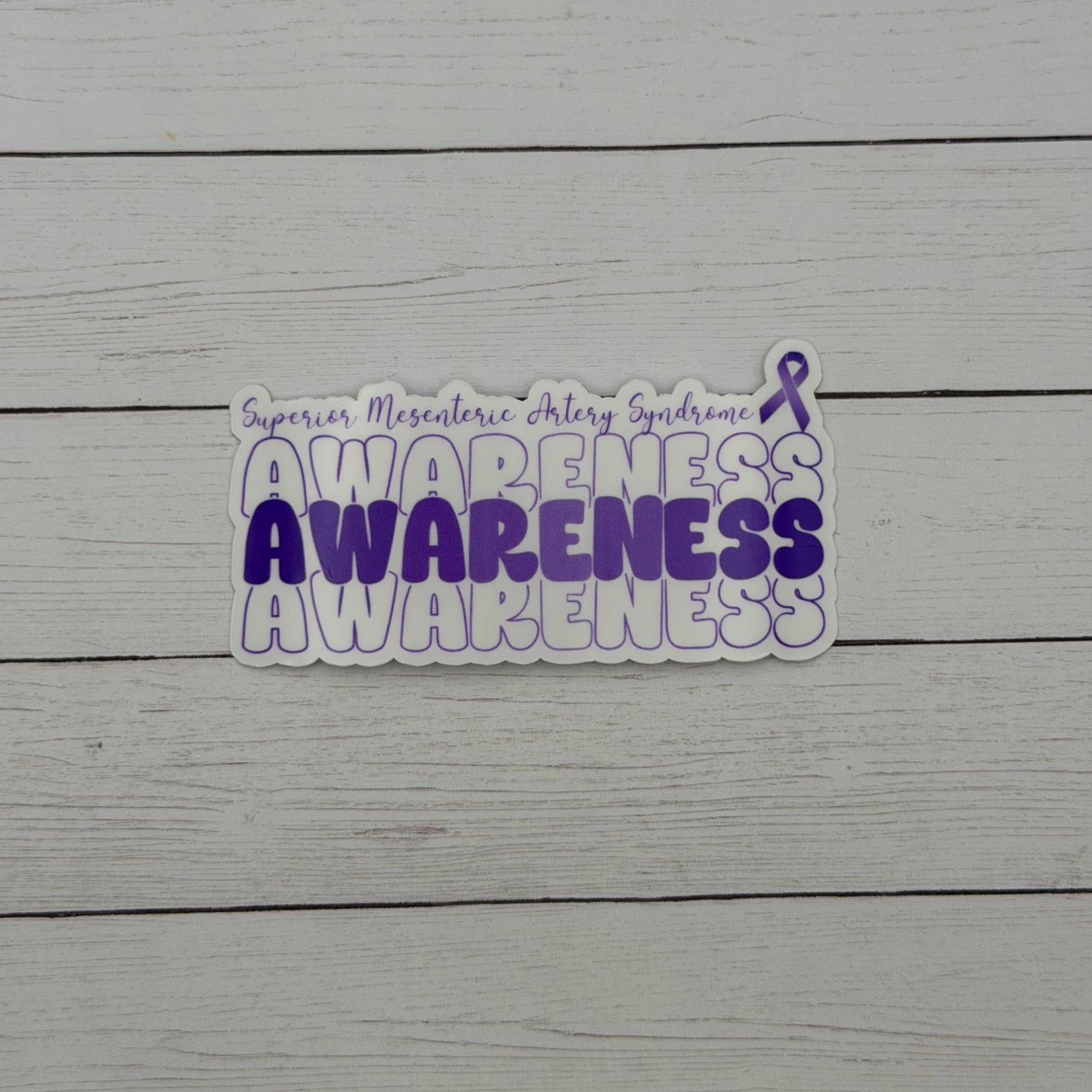 Superior Mesenteric Artery Syndrome Awareness Sticker