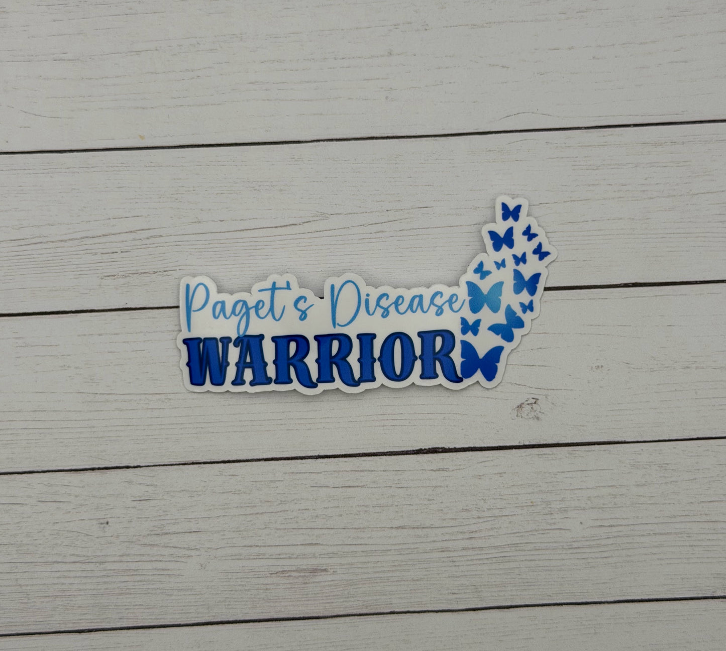 Paget’s Disease Warrior Butterflies Sticker | Paget's Disease of the Bone