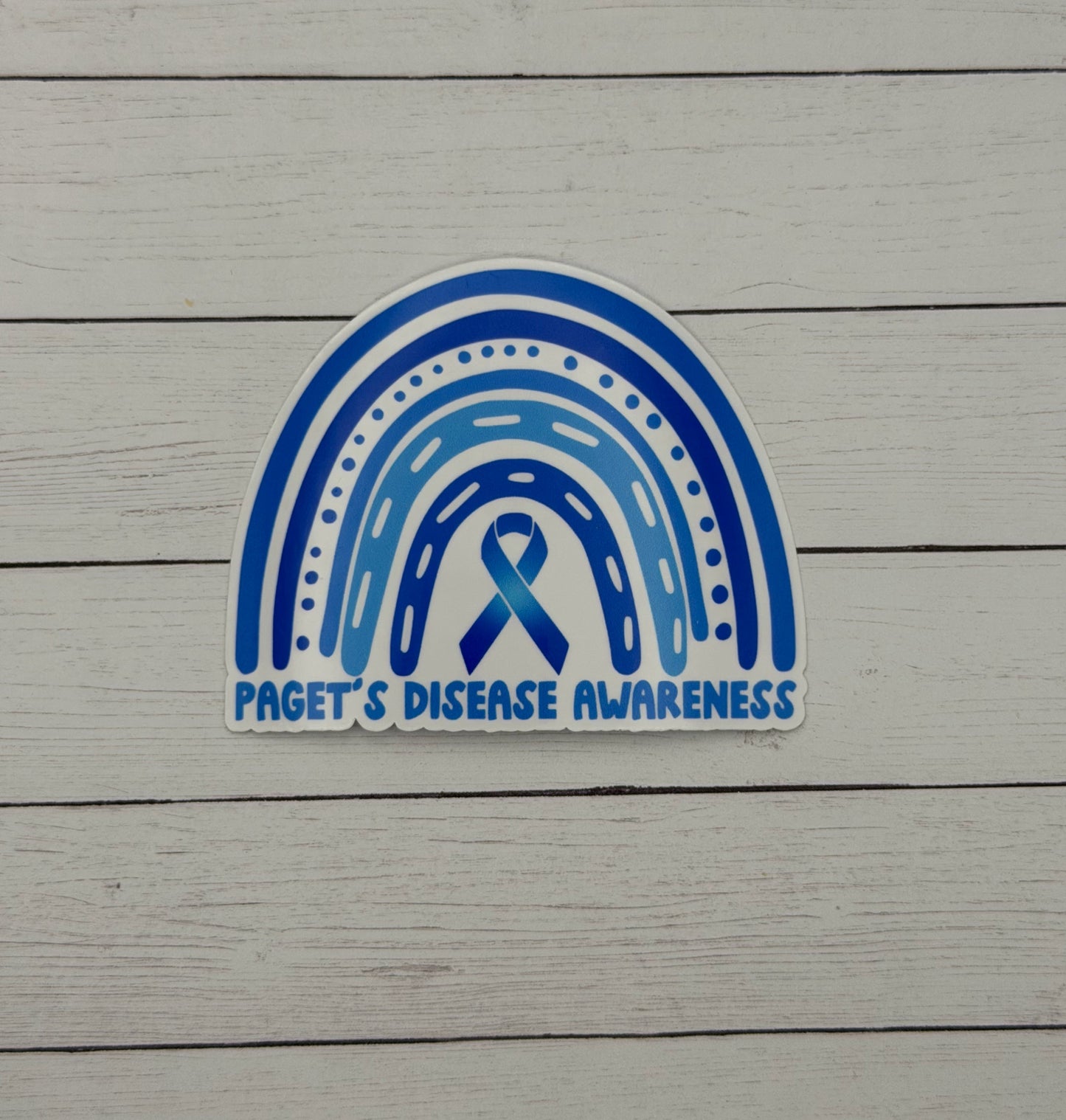 Paget’s Disease Awareness Rainbow Sticker | Paget's Disease of the Bone