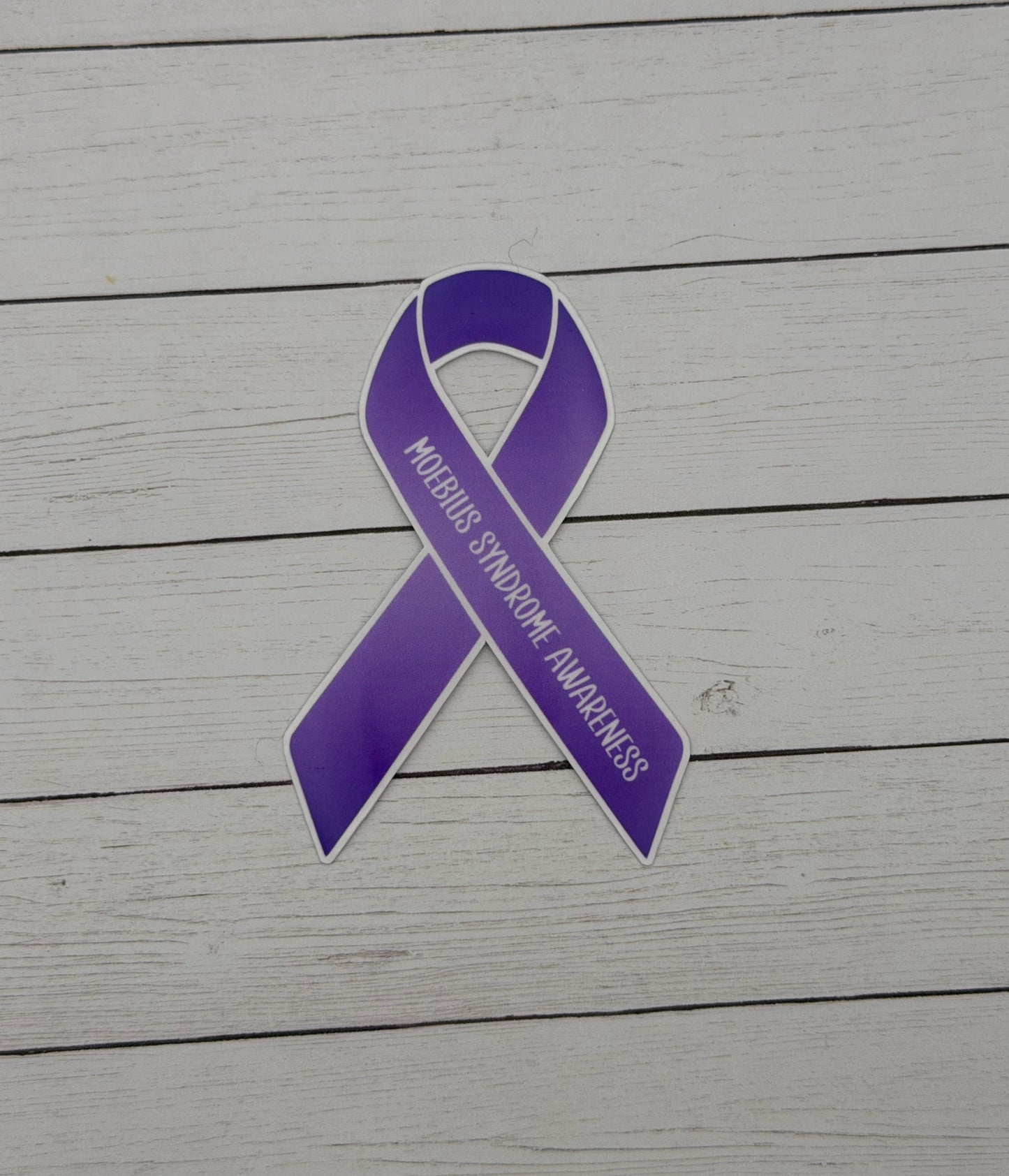 Moebius Syndrome Awareness Ribbon Sticker