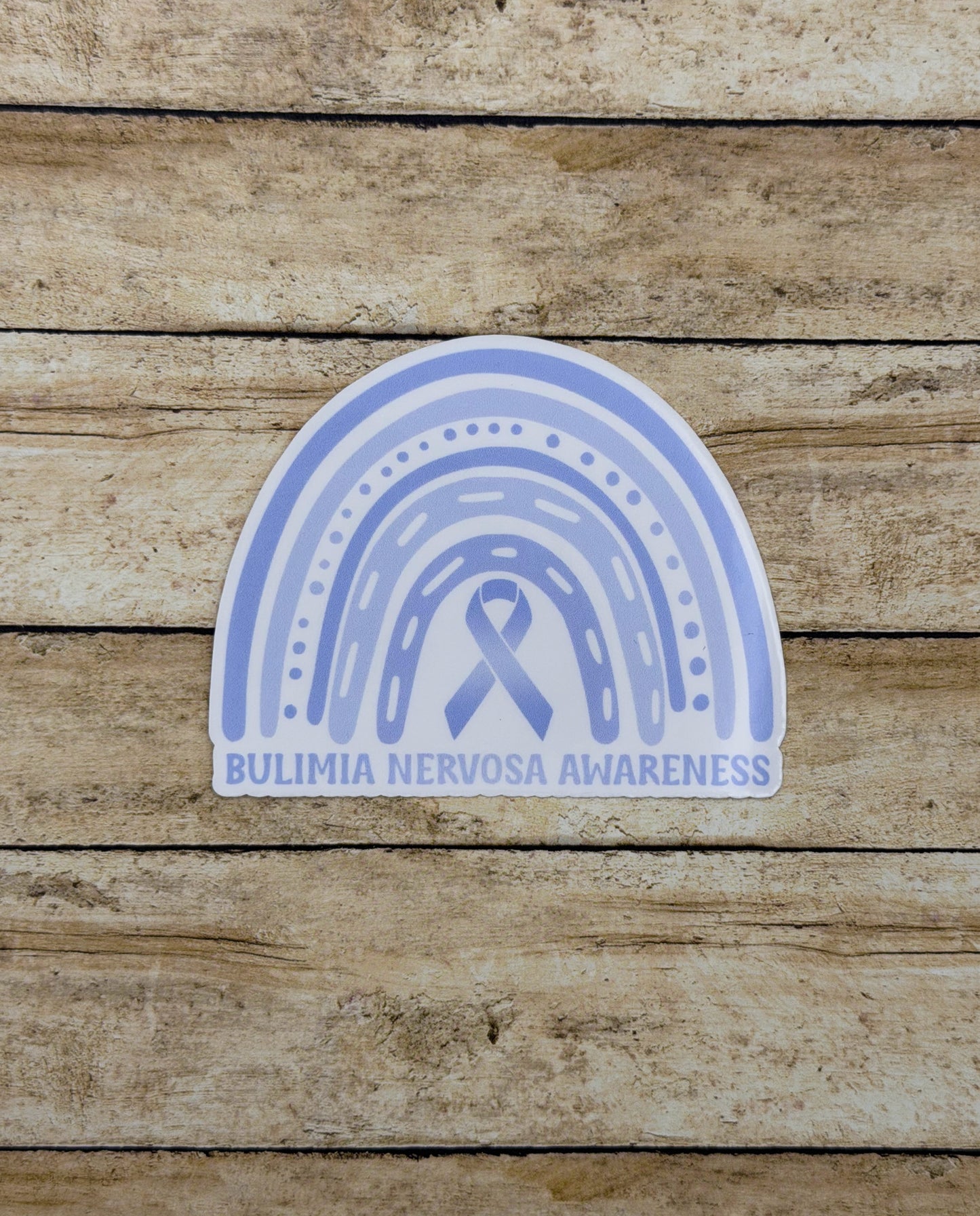 Bulimia Nervosa Awareness Rainbow Sticker or Magnet