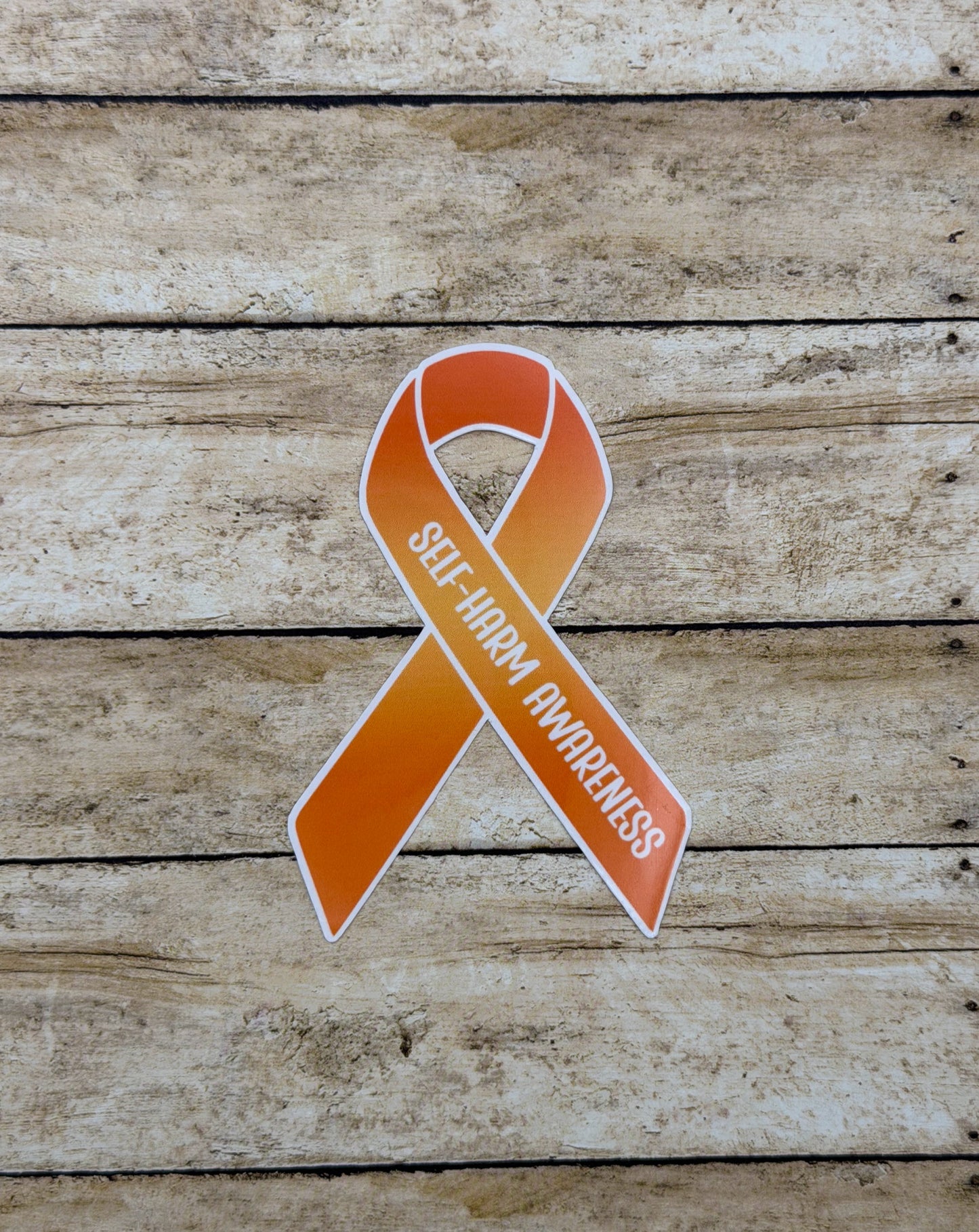 Self-Harm Awareness Ribbon Sticker or Magnet