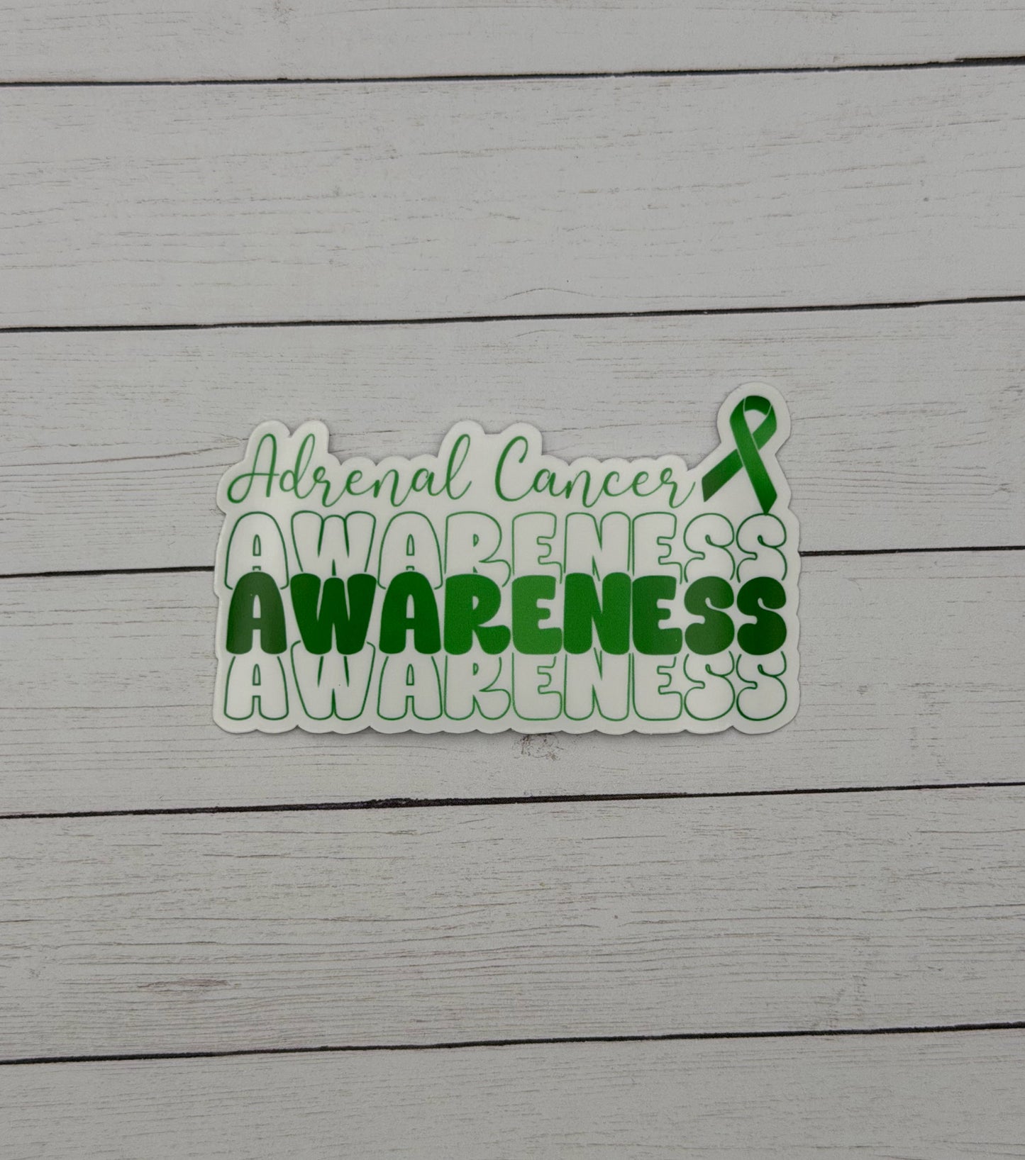 Adrenal Cancer Awareness Sticker