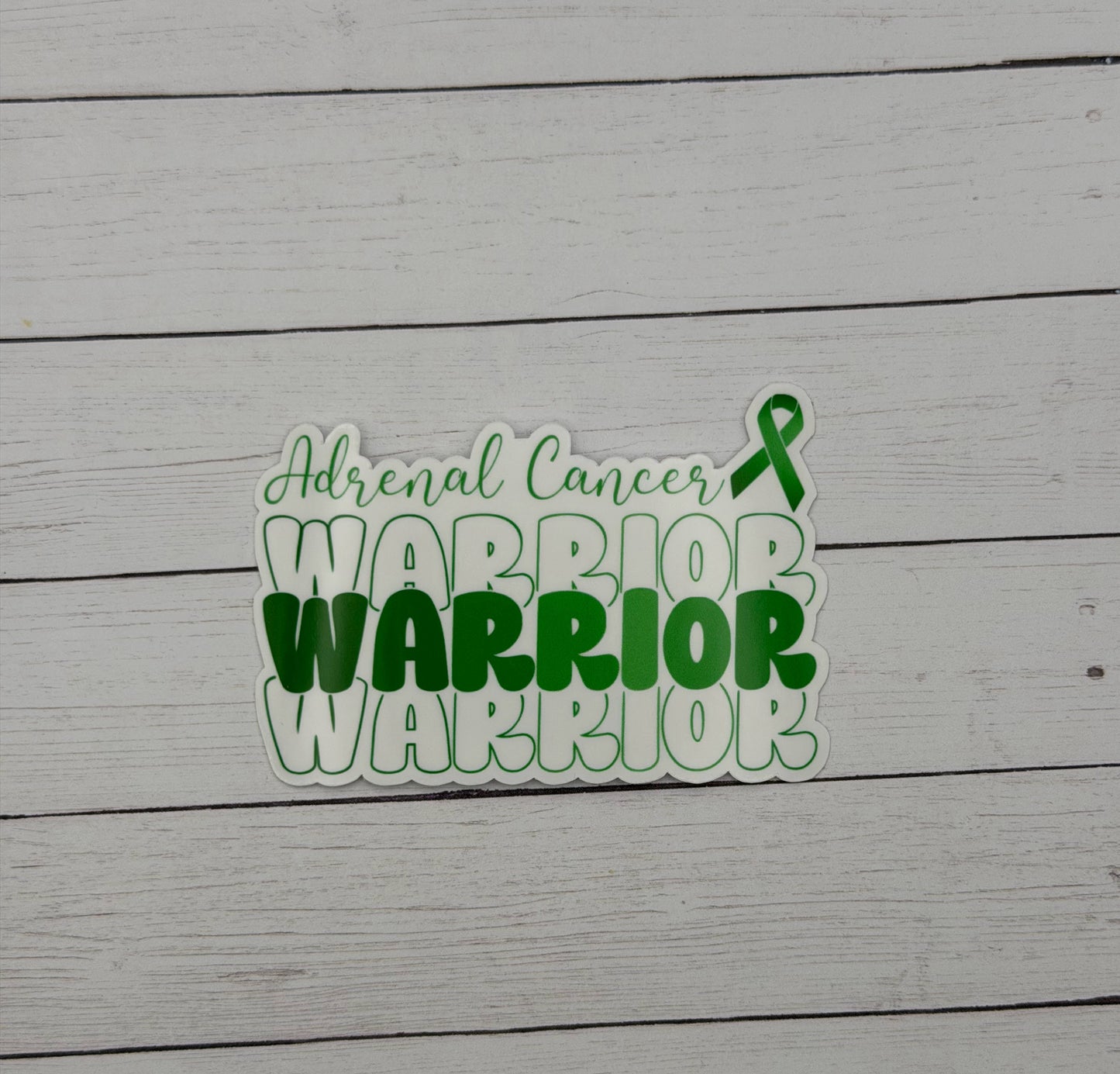Adrenal Cancer Warrior Sticker