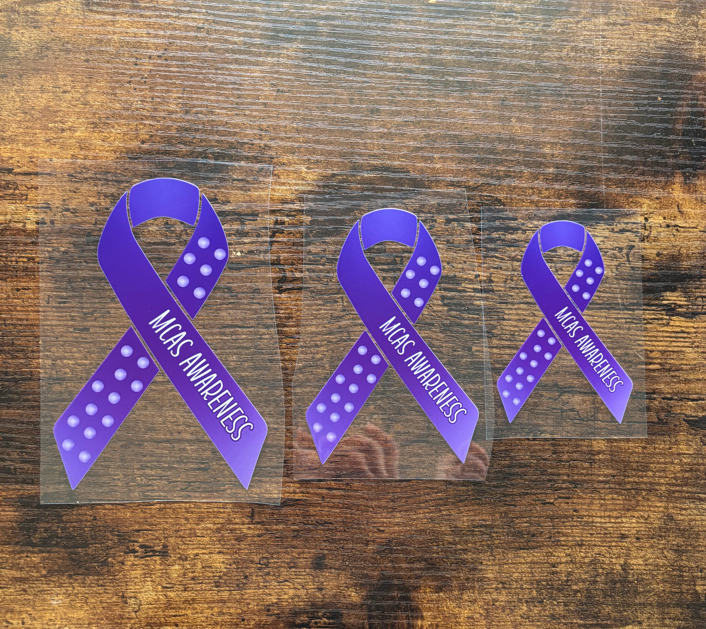 MCAS Awareness Ribbon Car Decal