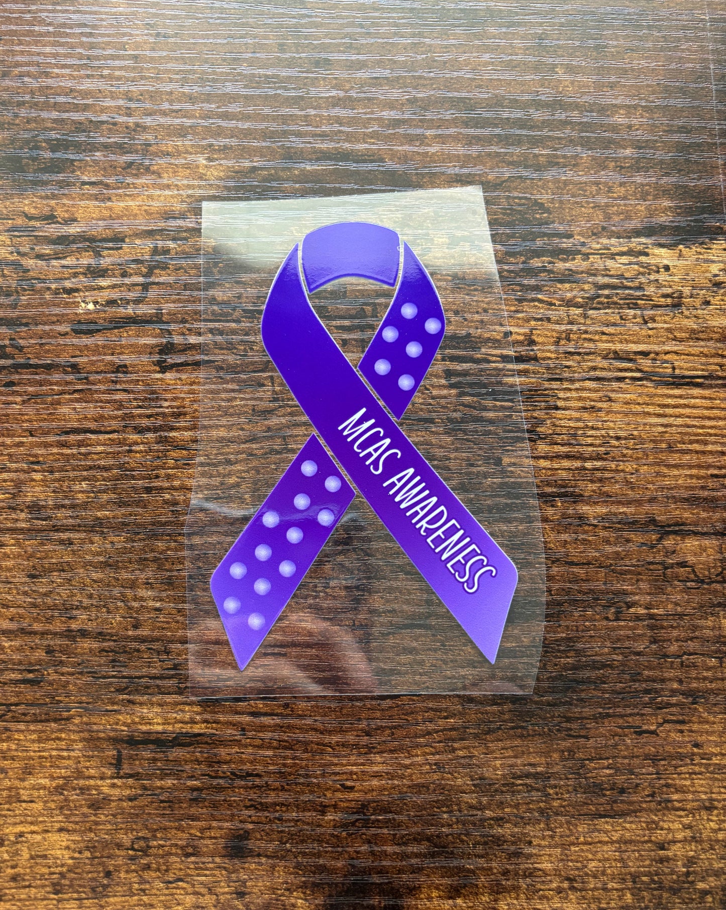MCAS Awareness Ribbon Car Decal