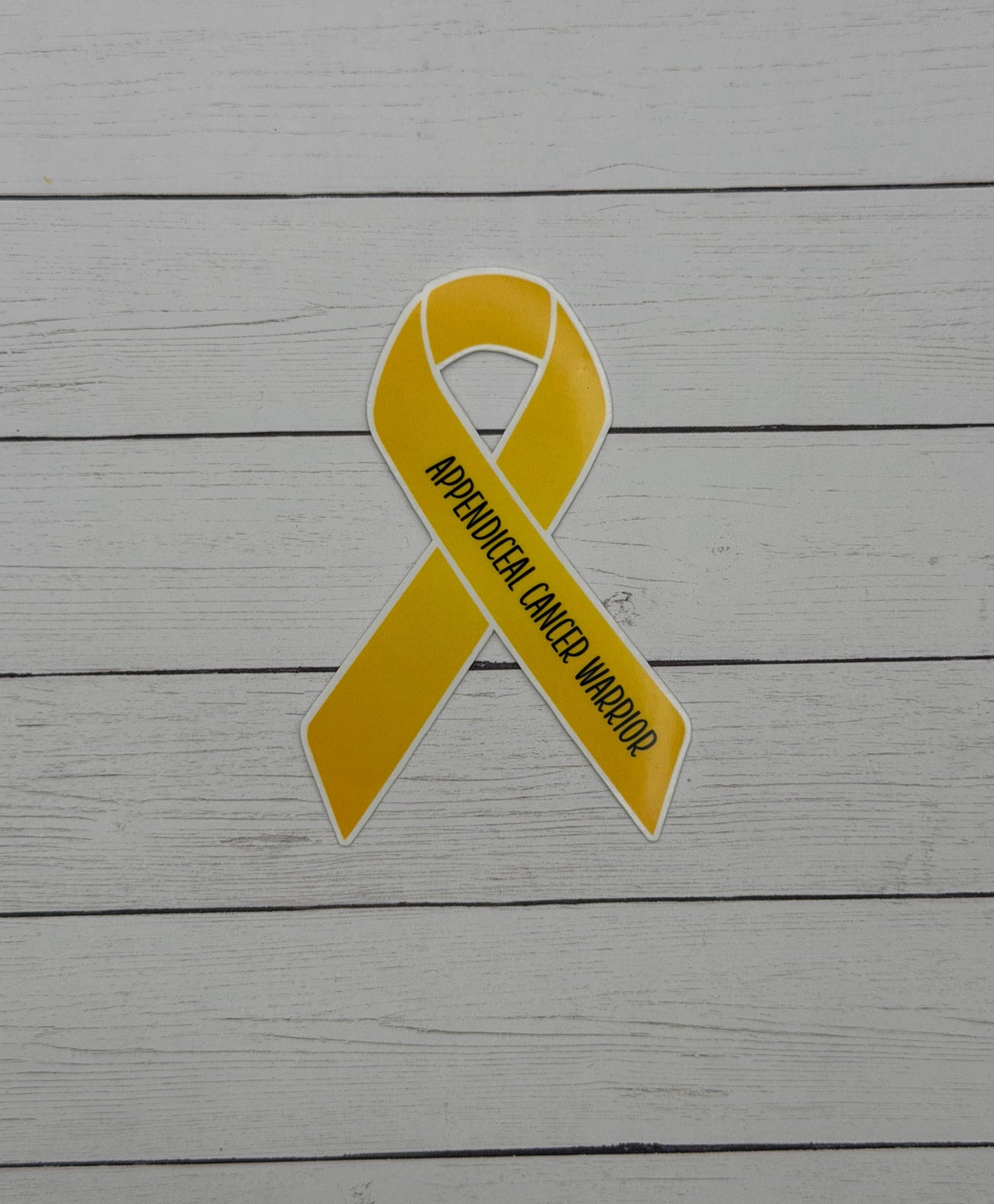 Appendiceal Cancer Warrior Ribbon Sticker or Magnet