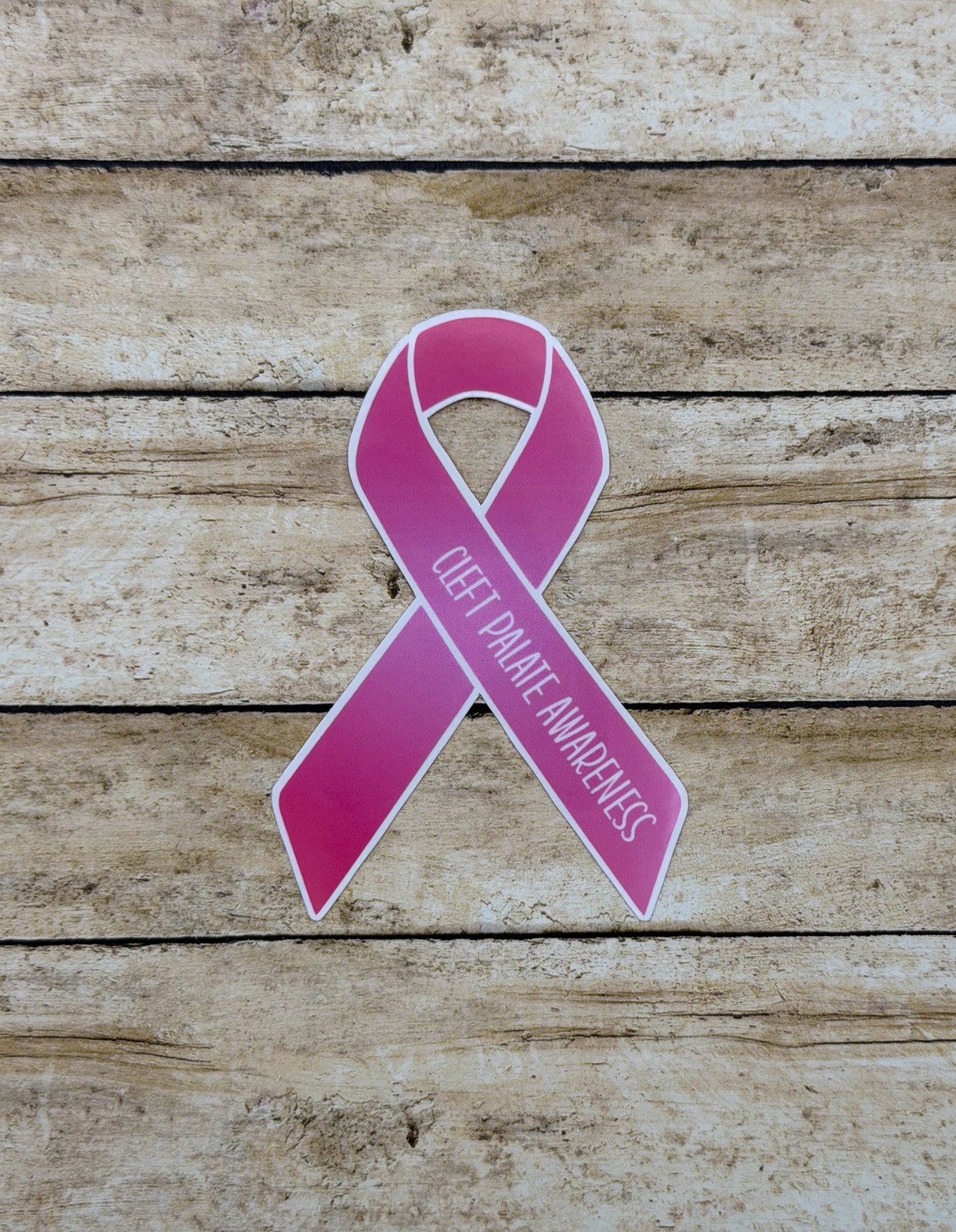 Cleft Palate Awareness Ribbon Sticker or Magnet