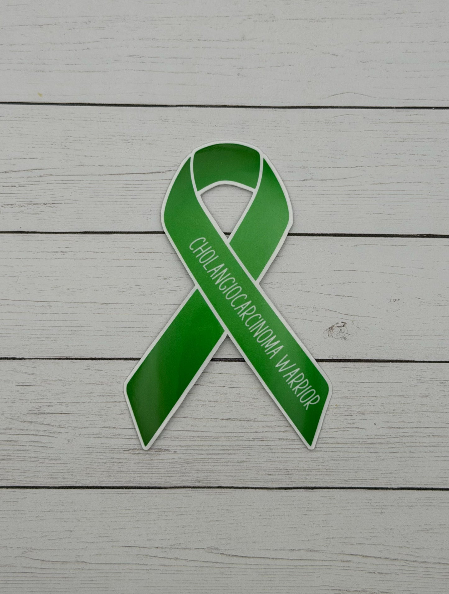 Cholangiocarcinoma Warrior Ribbon Sticker