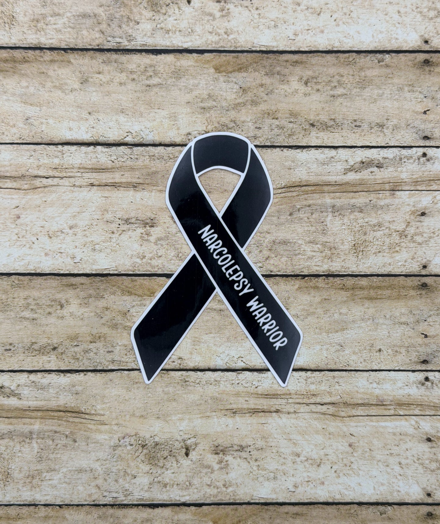 Narcolepsy Warrior Ribbon Sticker or Magnet