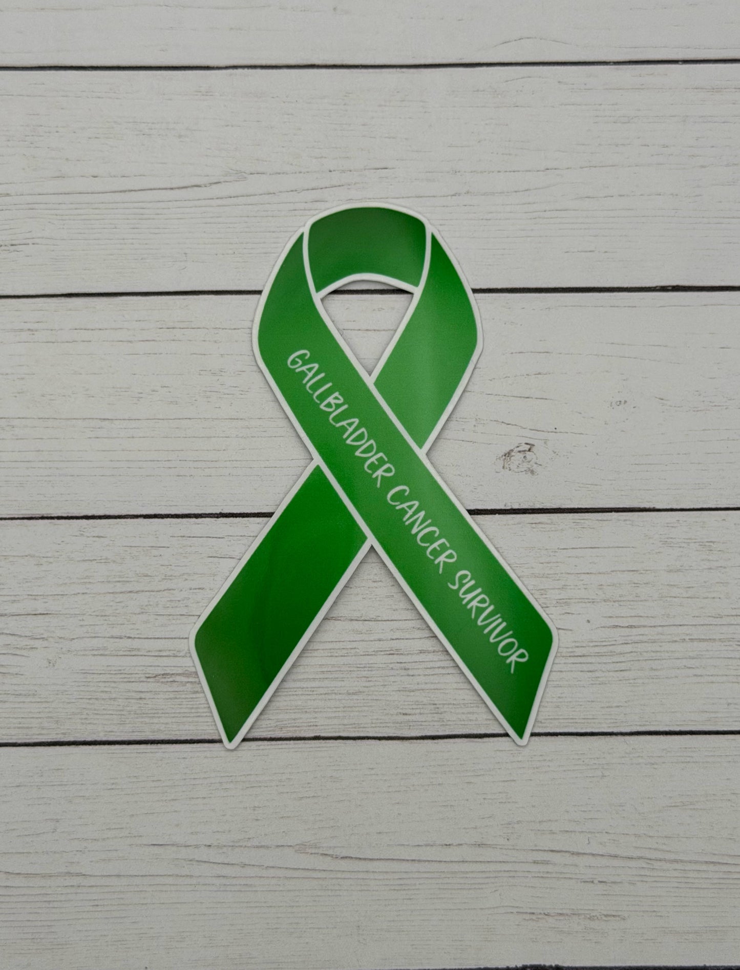 Gallbladder Cancer Survivor Ribbon Sticker