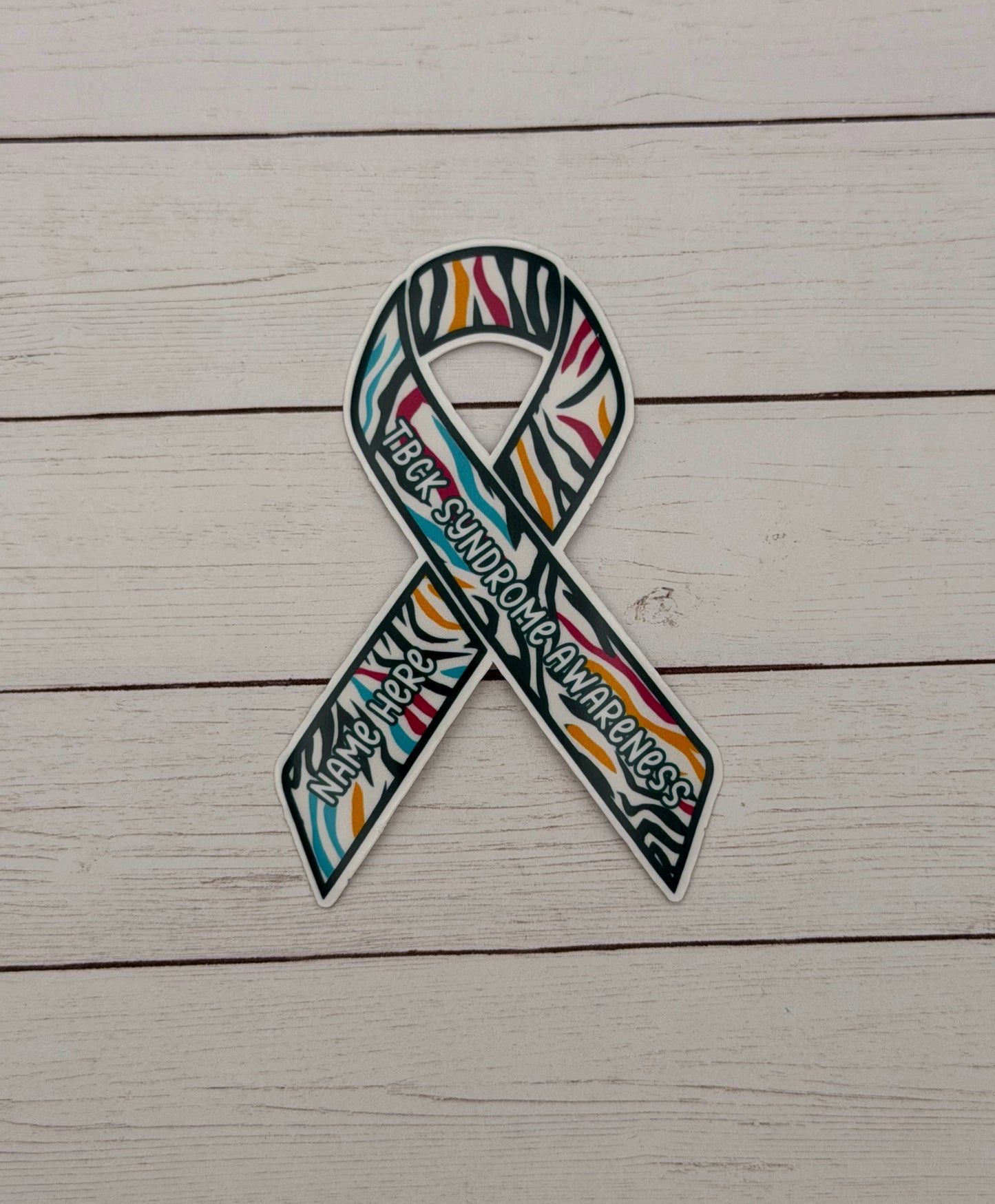 TBCK Awareness Custom Awareness Ribbon Sticker
