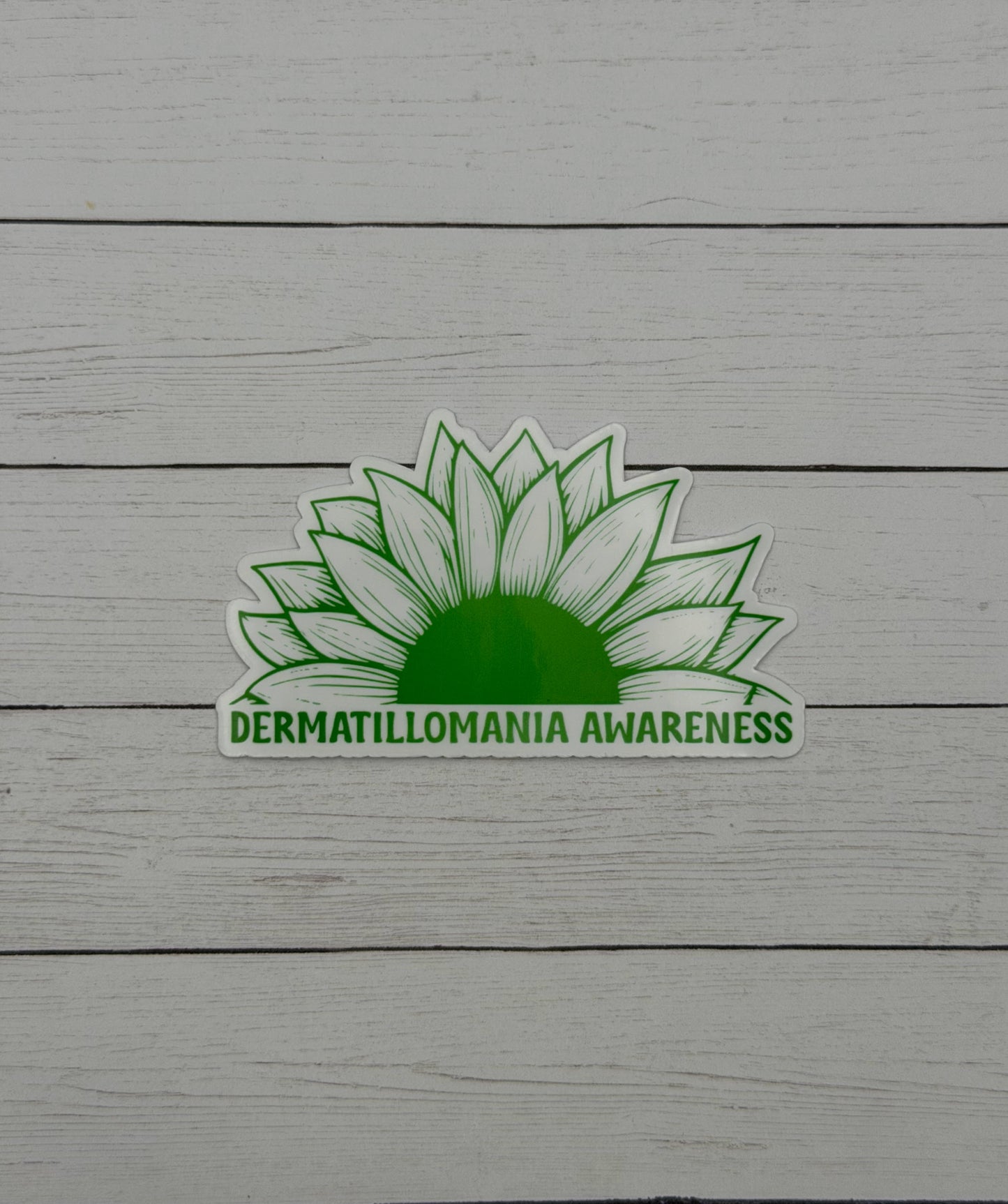 Dermatillomania Awareness Sunflower Sticker or Magnet