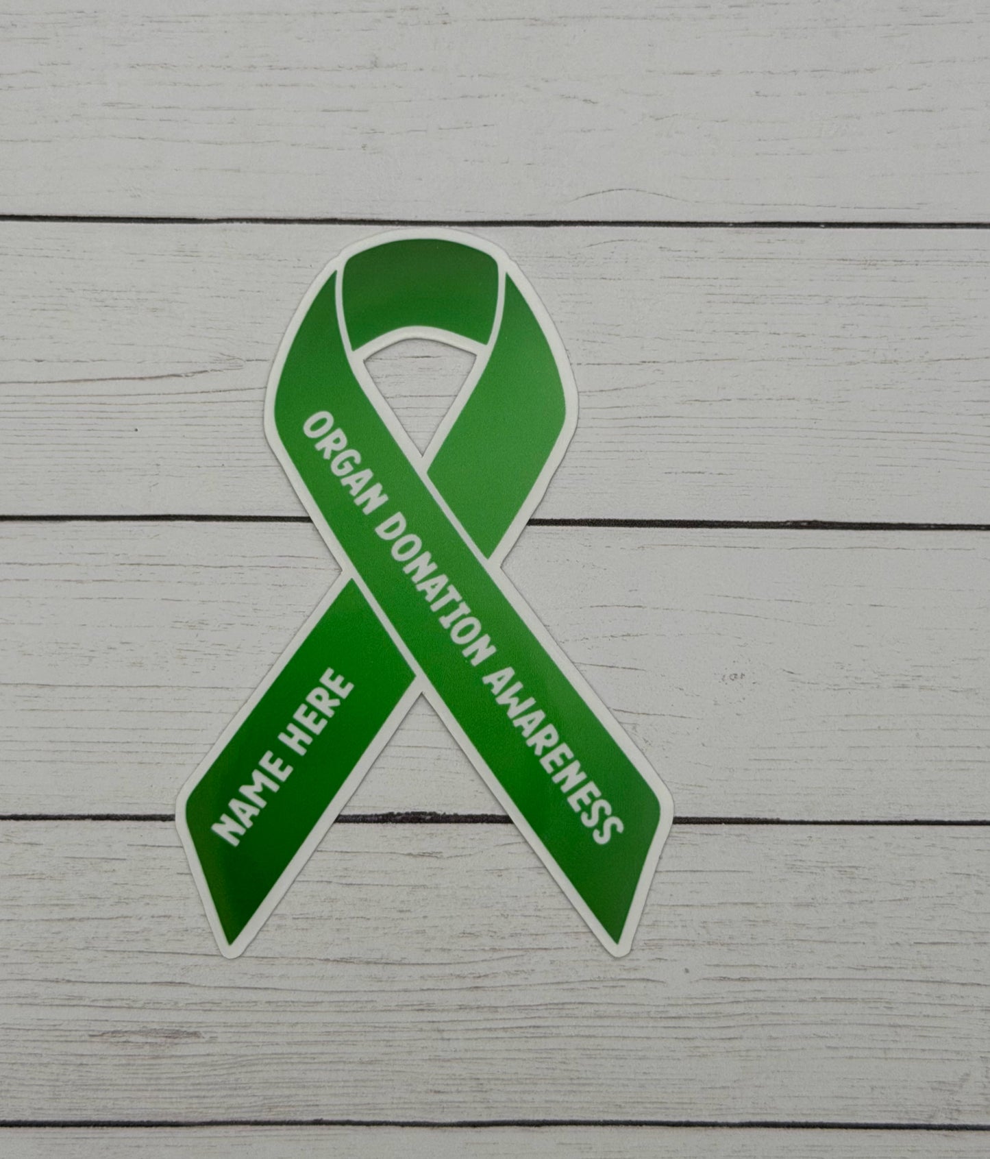 Organ Donation Awareness Custom Awareness Ribbon Sticker