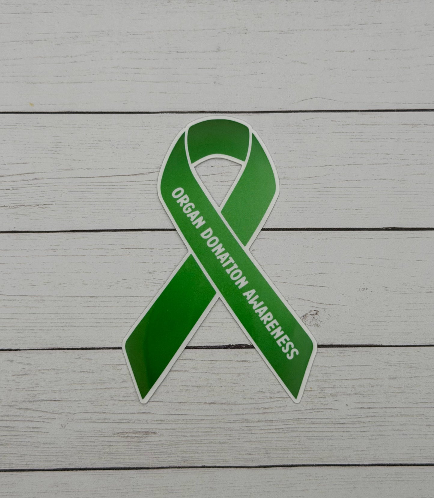 Organ Donation Awareness Ribbon Sticker