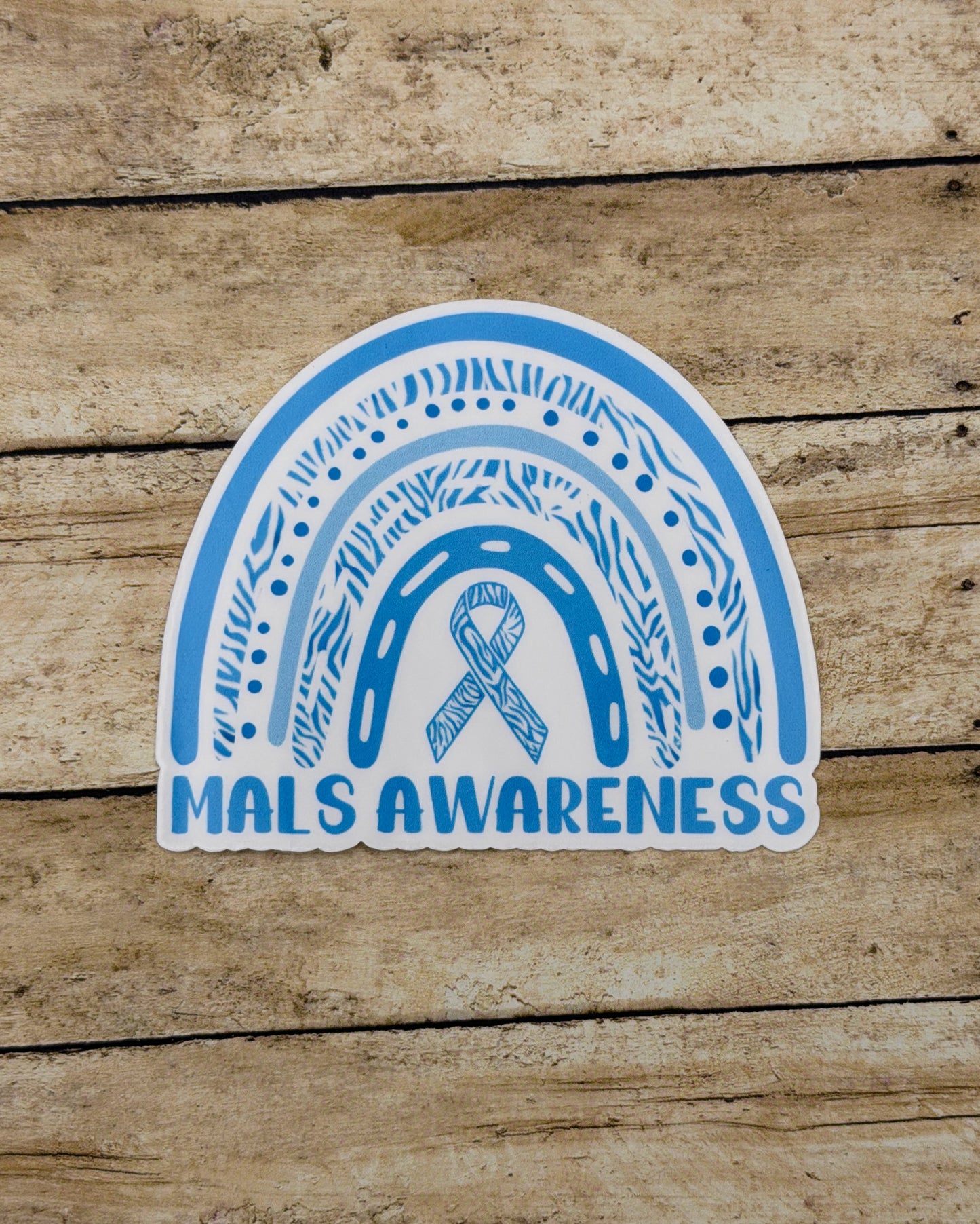 MALS Awareness Rainbow Sticker