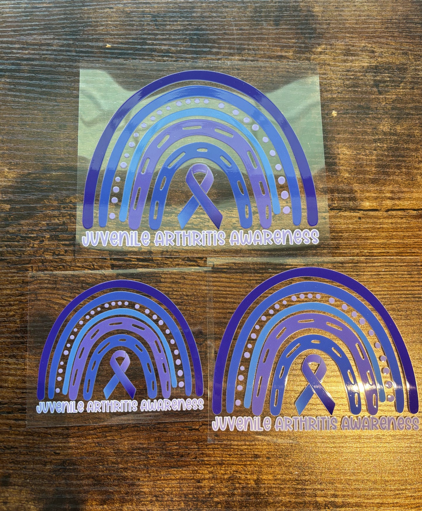 Juvenile Arthritis Awareness Rainbow Car Decal