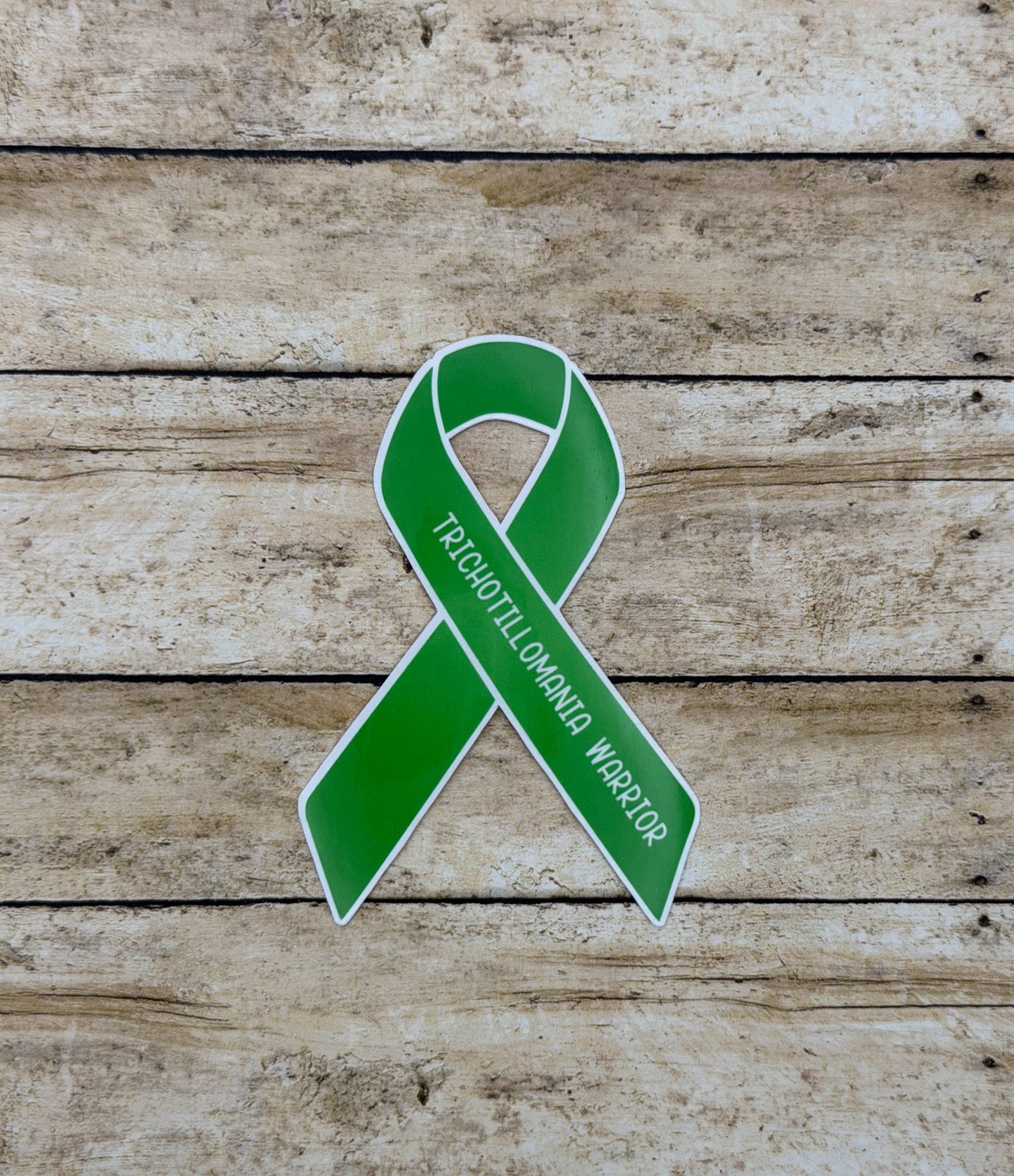Trichotillomania Warrior Ribbon Sticker or Magnet