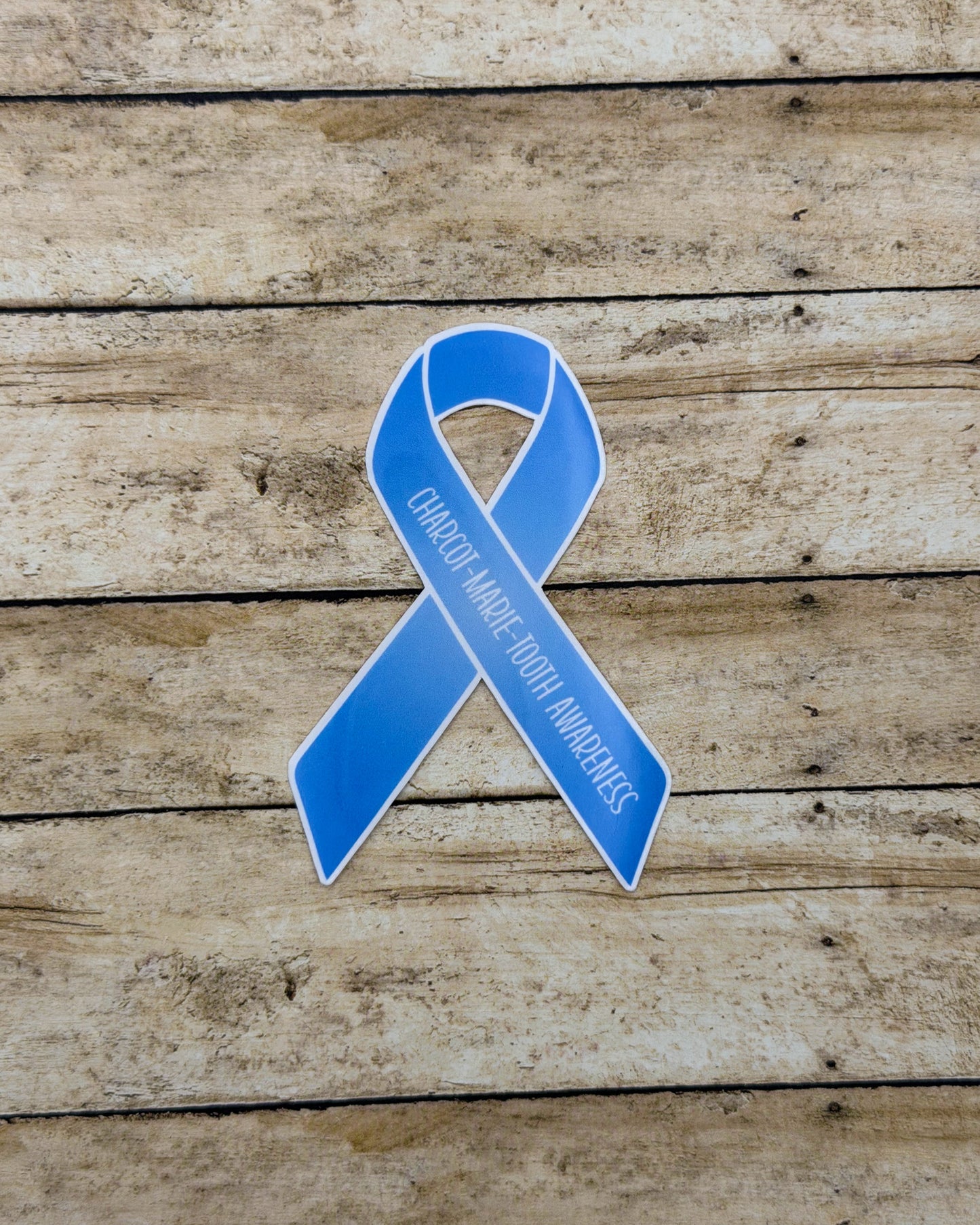 Charcot-Marie-Tooth Awareness Ribbon Sticker or Magnet