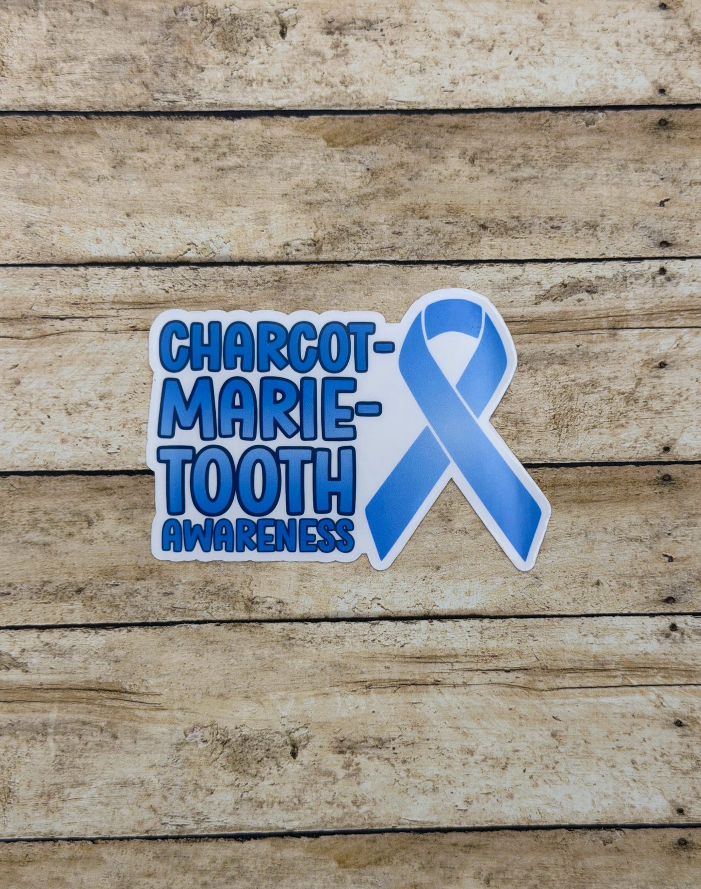 Charcot-Marie-Tooth Awareness with Ribbon Sticker or Magnet