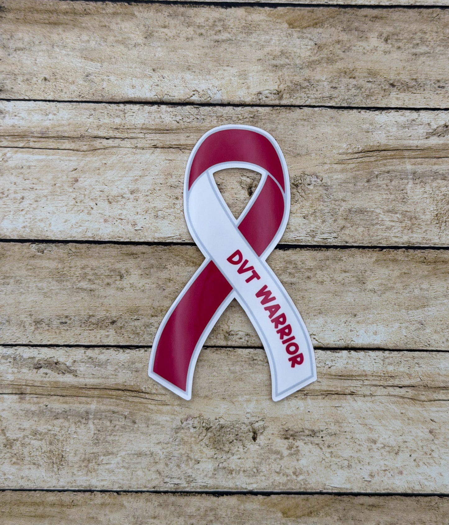 DVT Warrior Ribbon Sticker | Deep Vein Thrombosis
