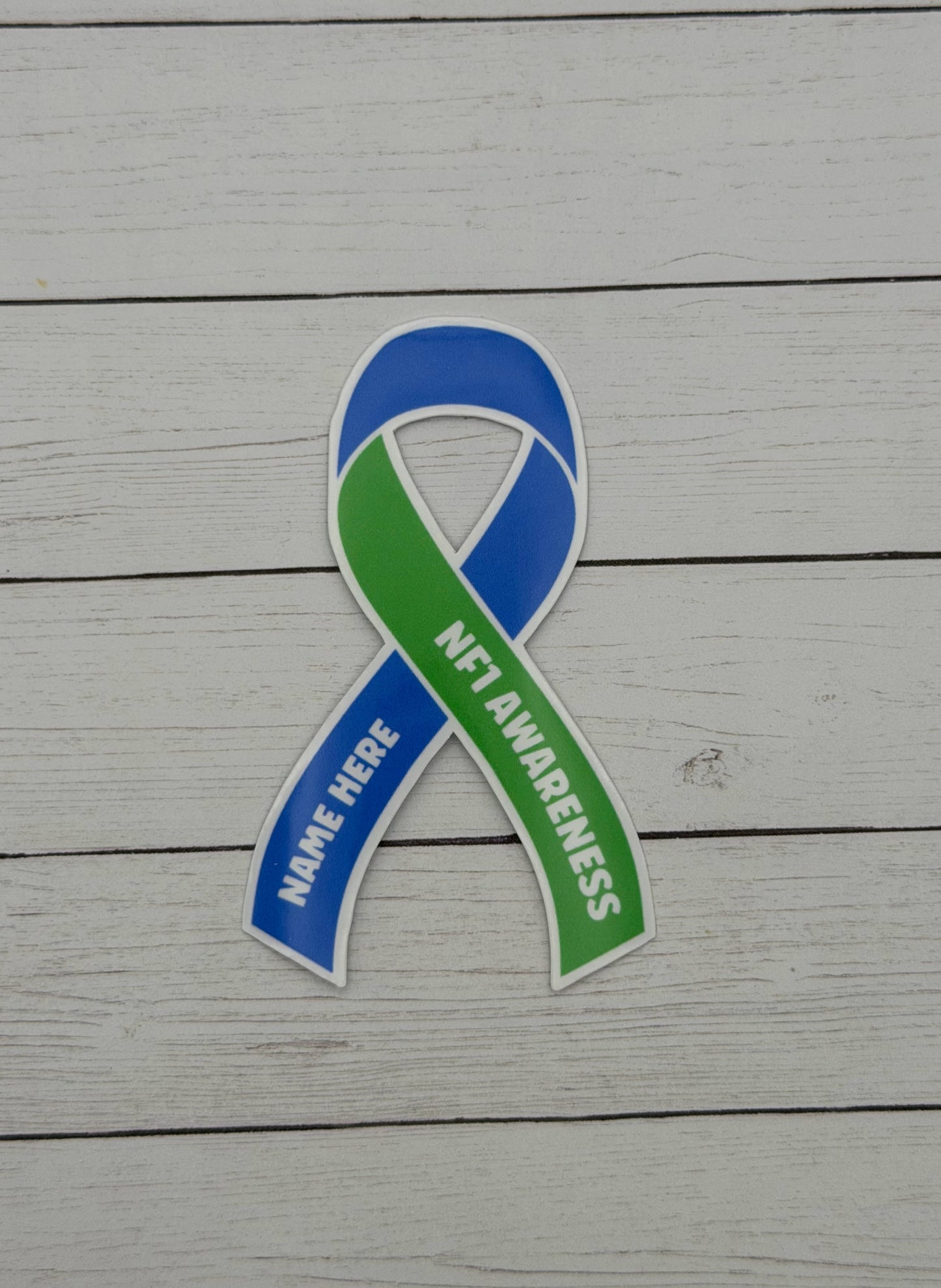 NF1 Awareness Custom Ribbon Sticker | Neurofibromatosis Type 1