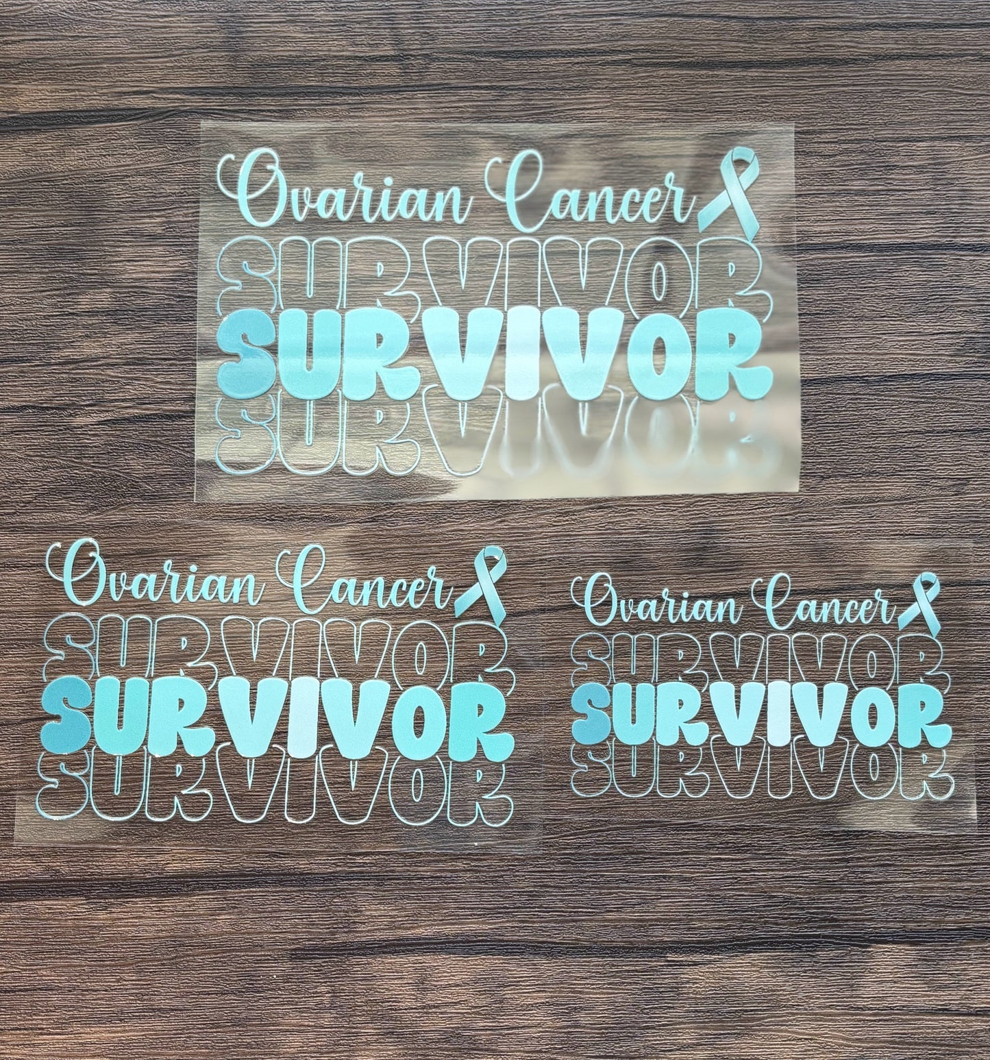 Ovarian Cancer Survivor Car Decal