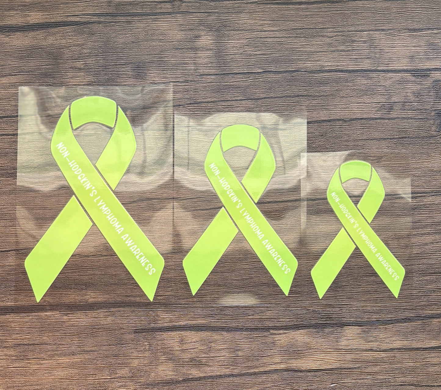 Non-Hodgkin's Lymphoma Awareness Ribbon Car Decal