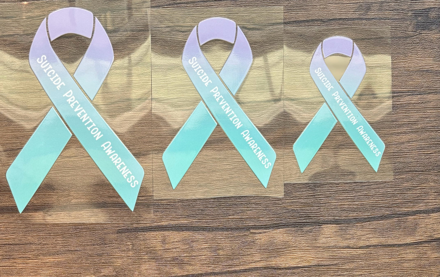 Suicide Prevention Awareness Ribbon Car Decal