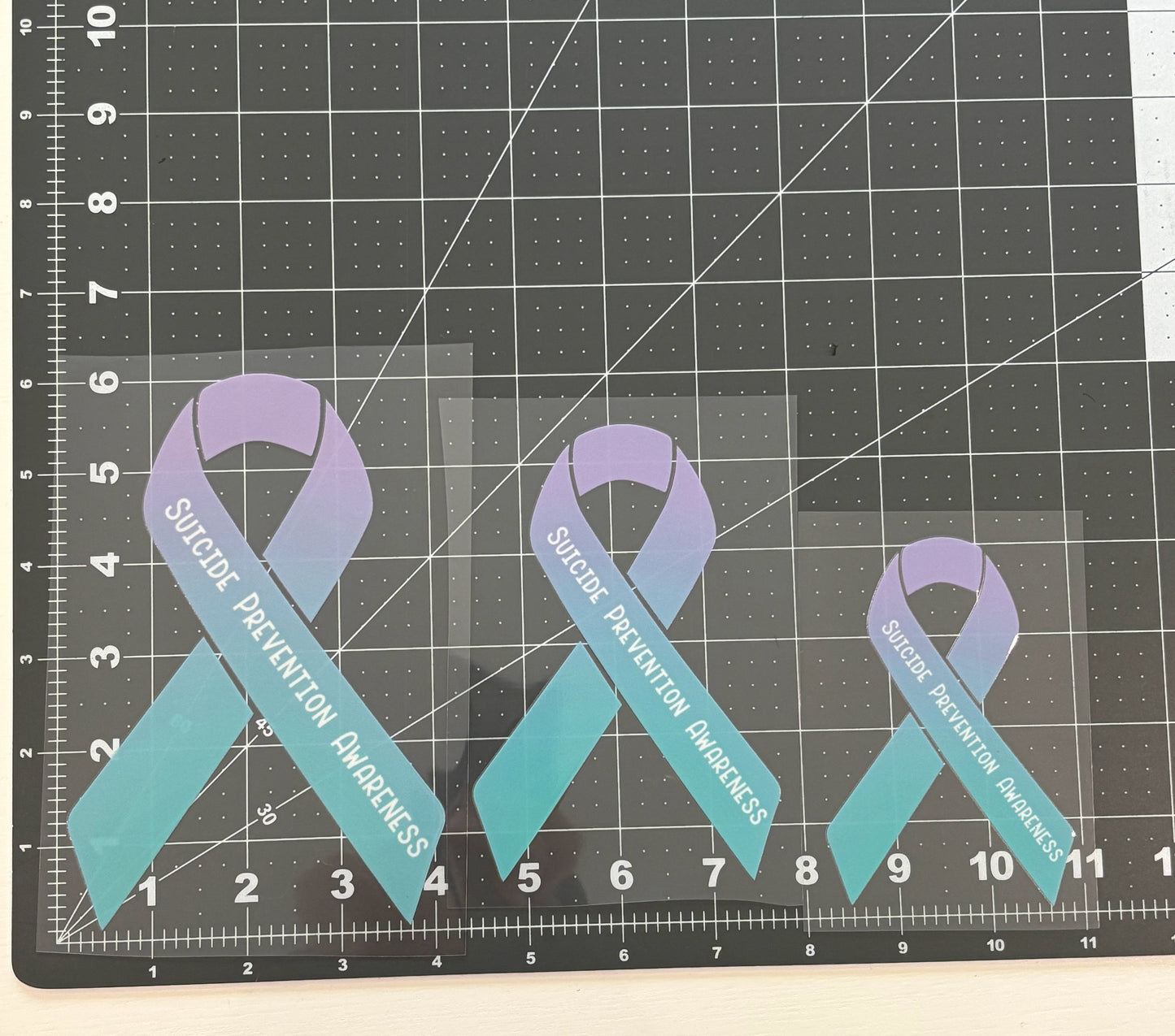 Suicide Prevention Awareness Ribbon Car Decal