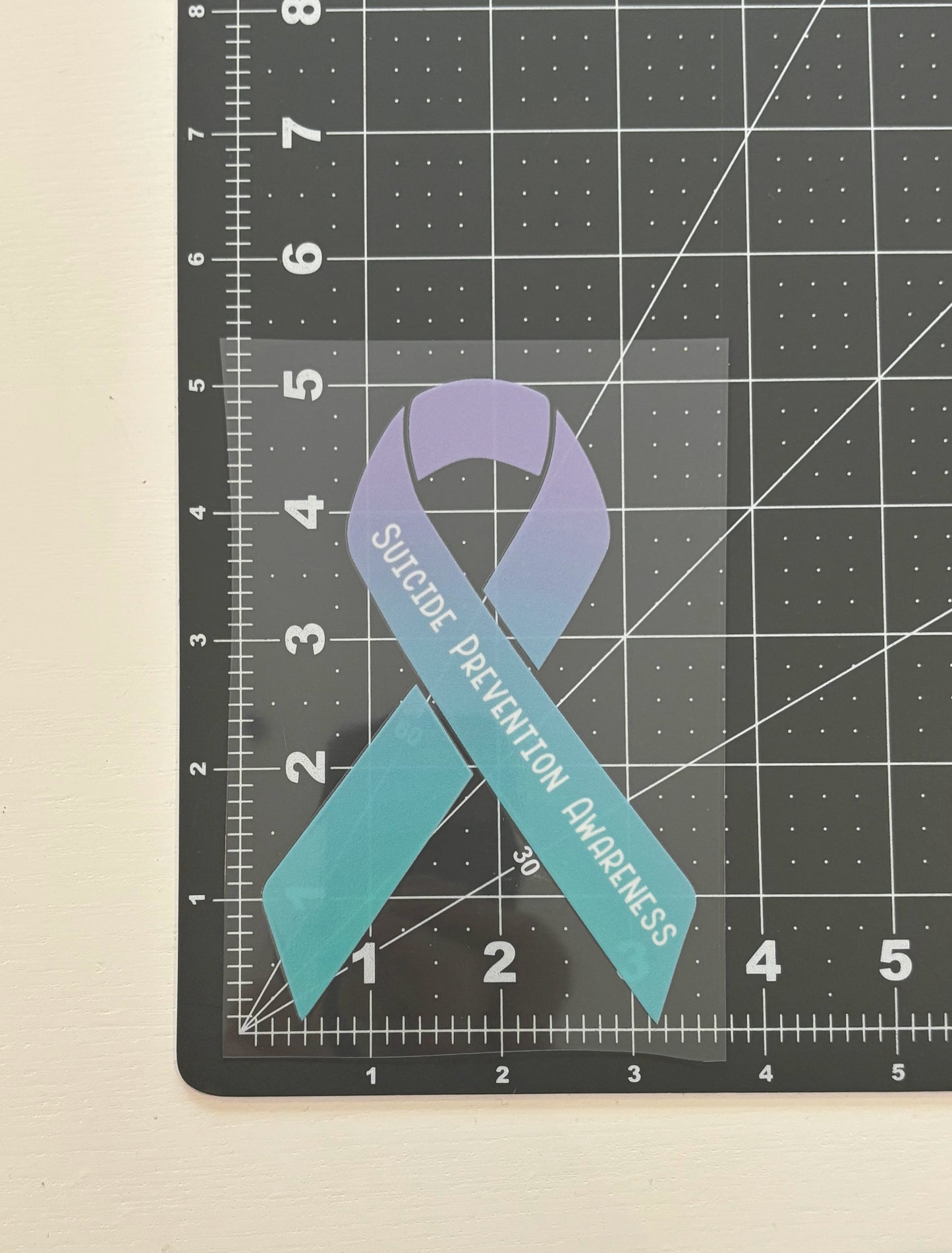 Suicide Prevention Awareness Ribbon Car Decal
