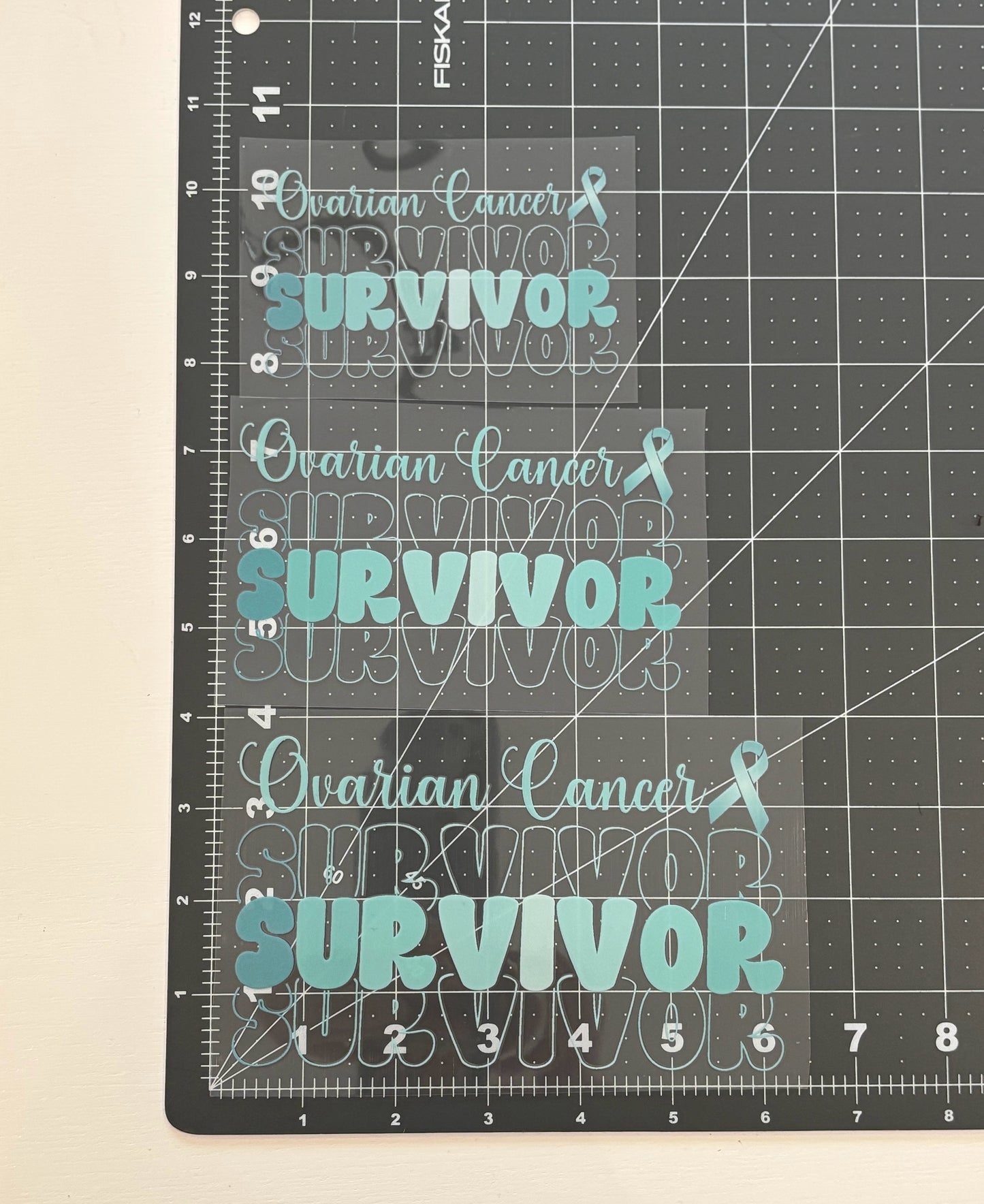 Ovarian Cancer Survivor Car Decal