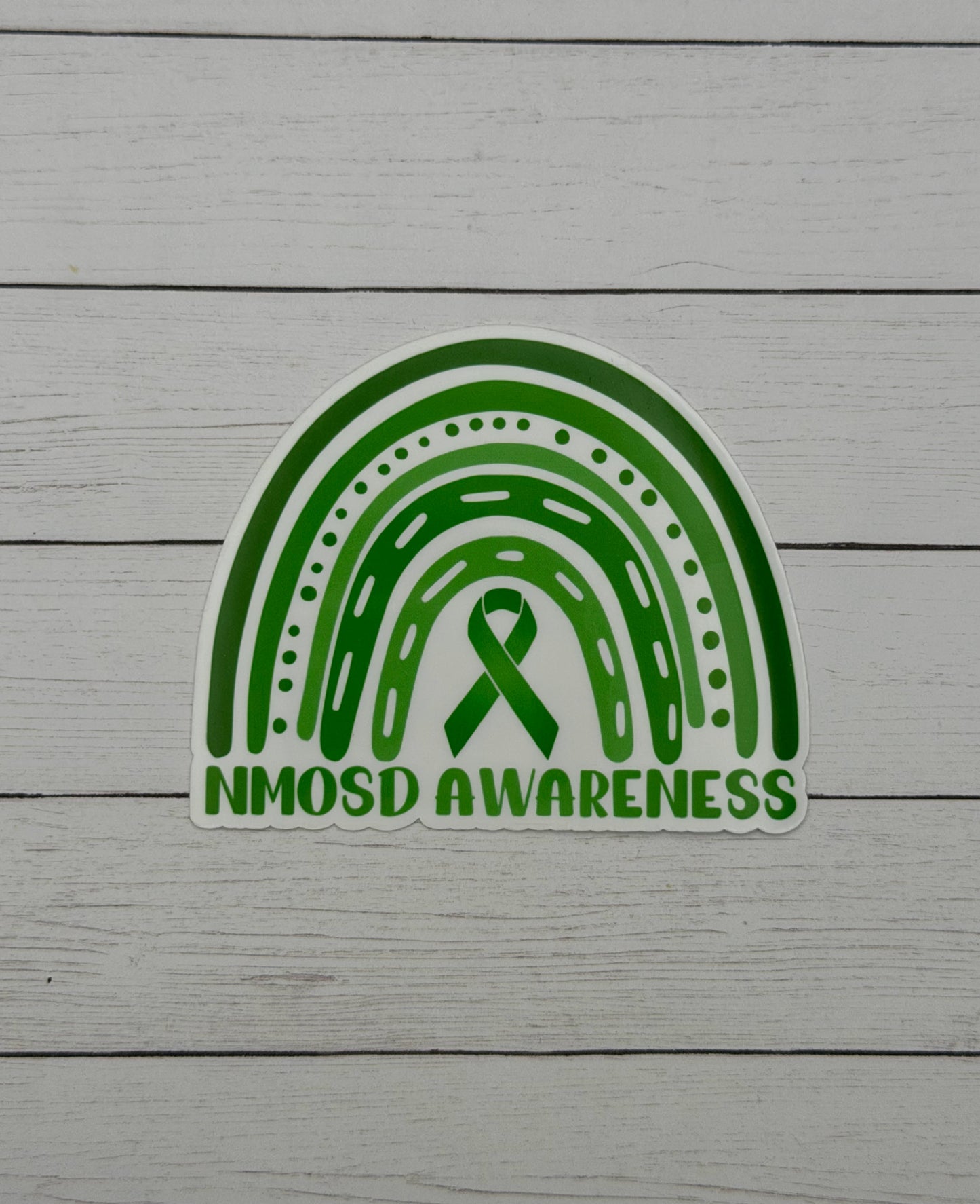 NMOSD Awareness Rainbow Sticker or Magnet | Neuromyelitis Optica Spectrum Disorder
