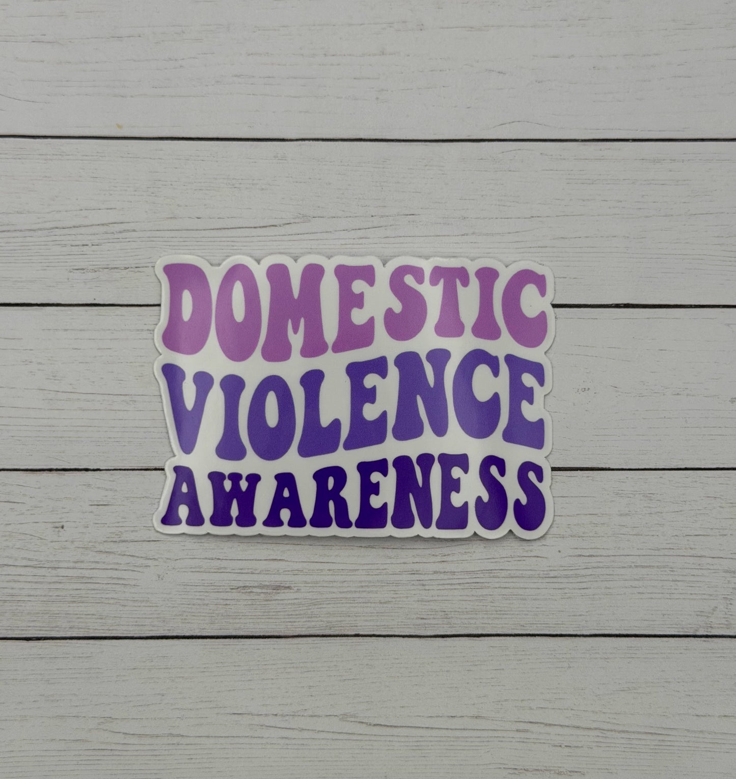 Domestic Violence Awareness Sticker