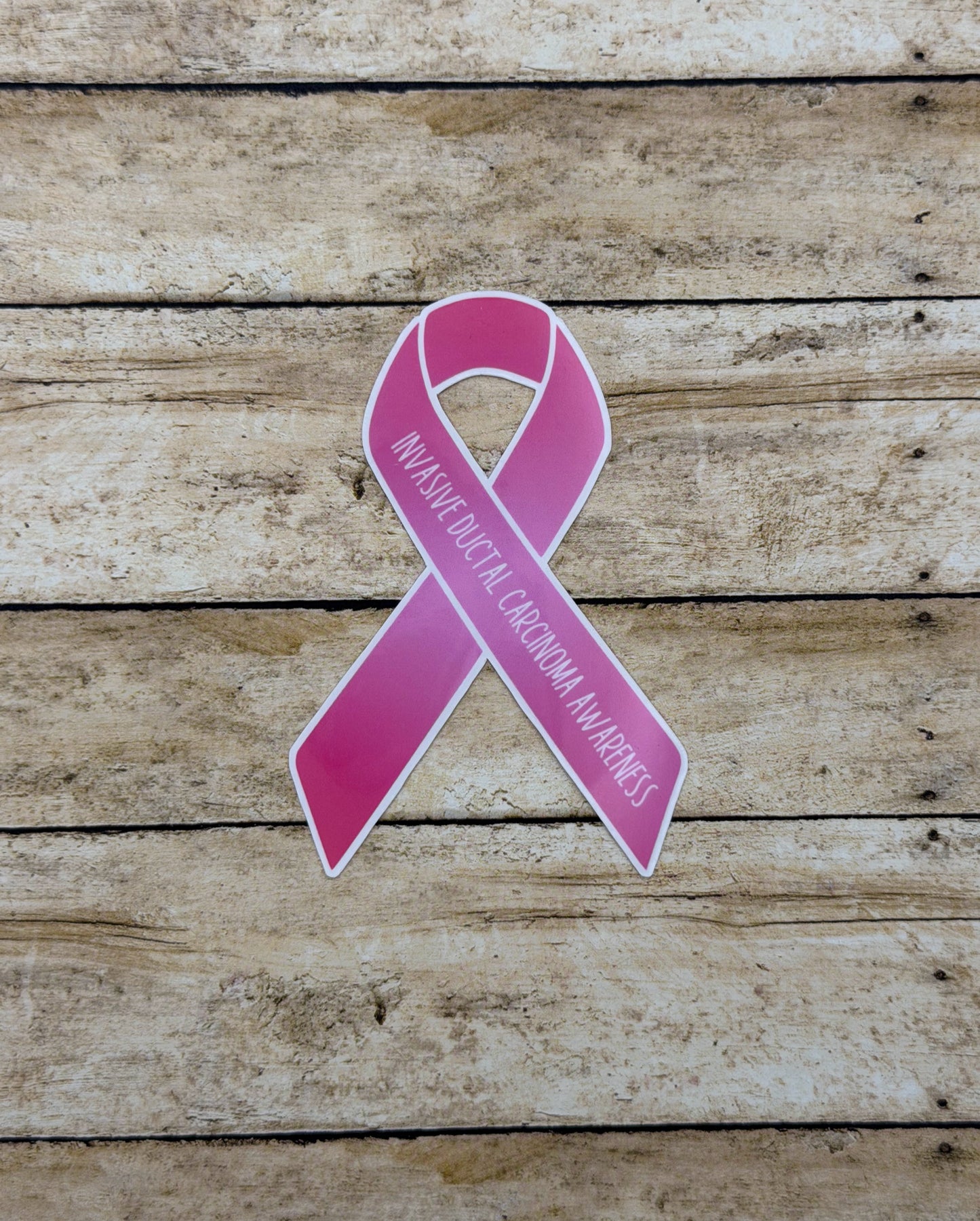 Invasive Ductal Carcinoma (IDC) Awareness Ribbon Sticker or Magnet