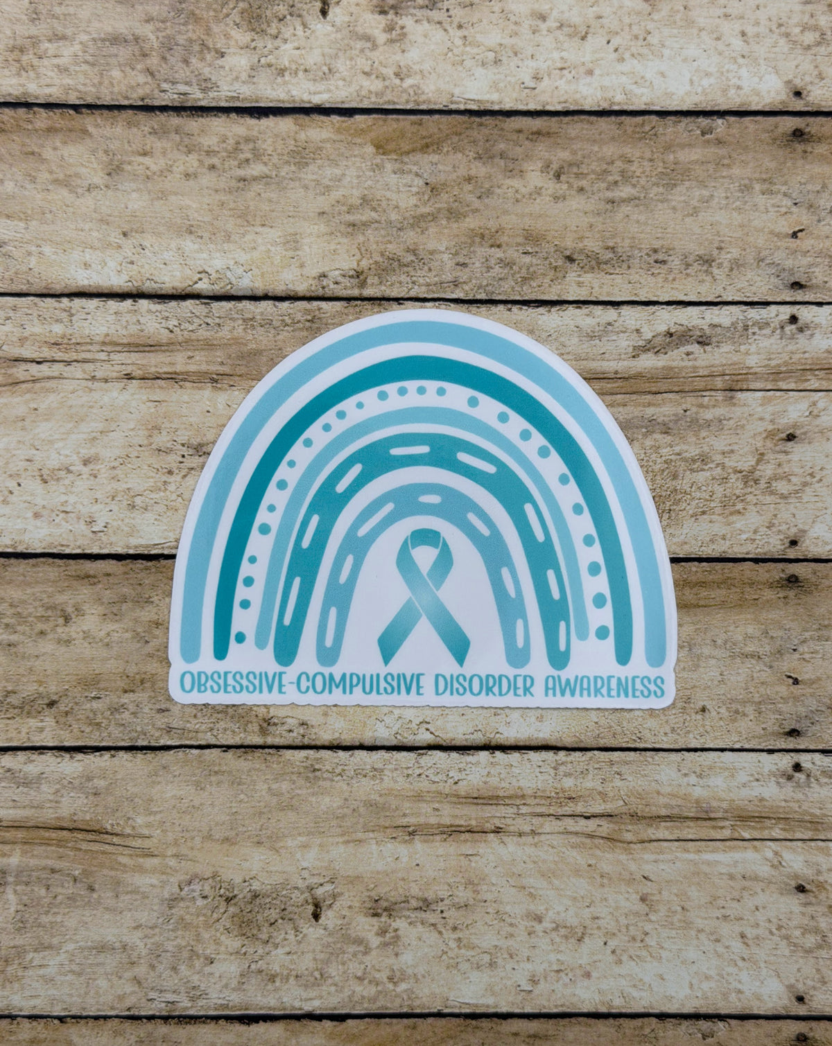 Obsessive-Compulsive Disorder Awareness Rainbow Sticker or Magnet | OCD