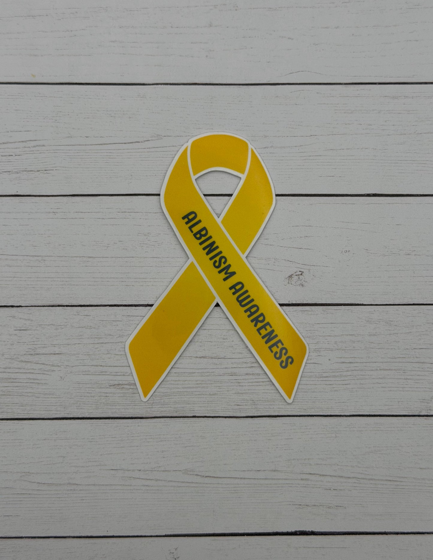 Albinism Awareness Ribbon Sticker or Magnet