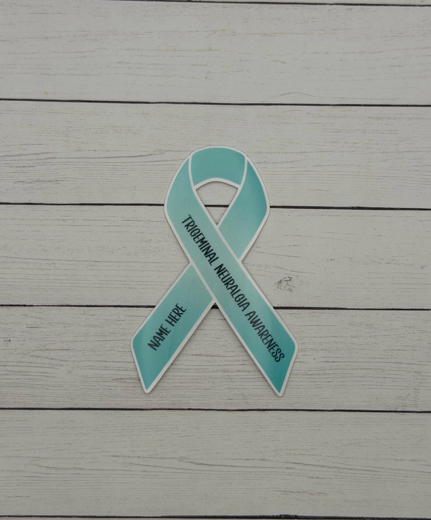 Trigeminal Neuralgia Awareness Custom Ribbon Sticker