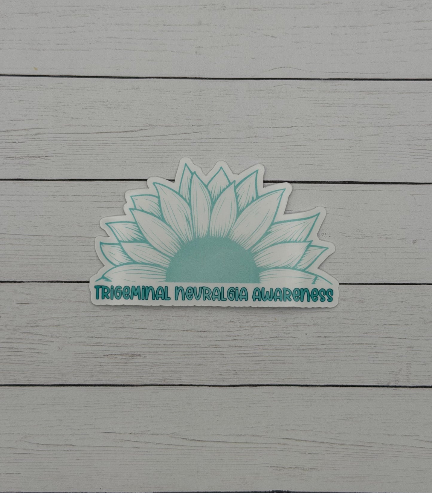 Trigeminal Neuralgia Awareness Sunflower Sticker